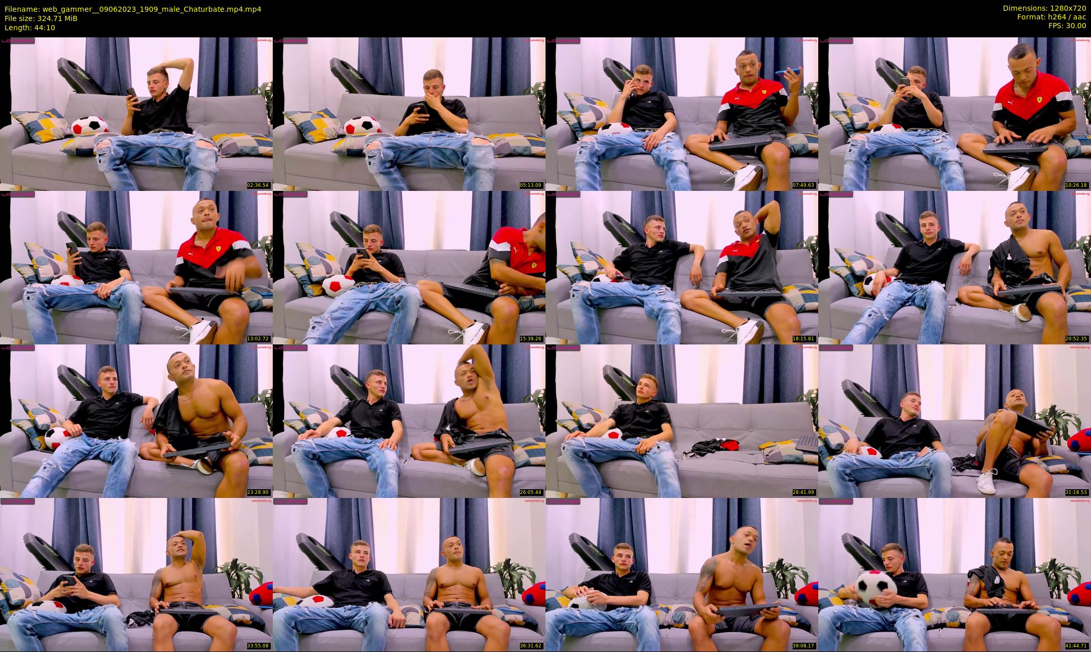 web_gammer_ — 45 minute Chaturbate male cam show recording, 720p, Jun 9, 2023