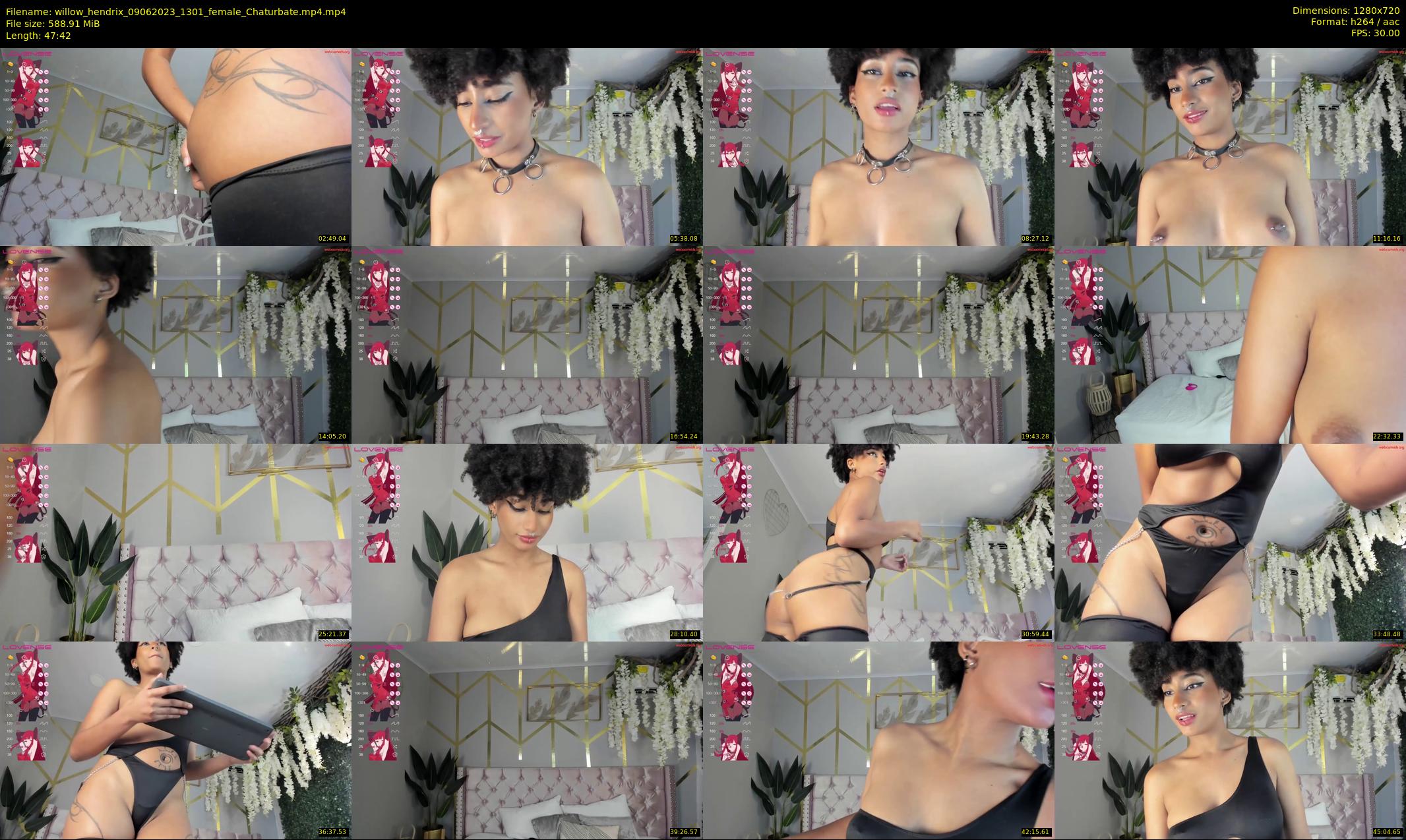 willow_hendrix — 48 minute Chaturbate female cam show recording, 720p, Jun 9, 2023