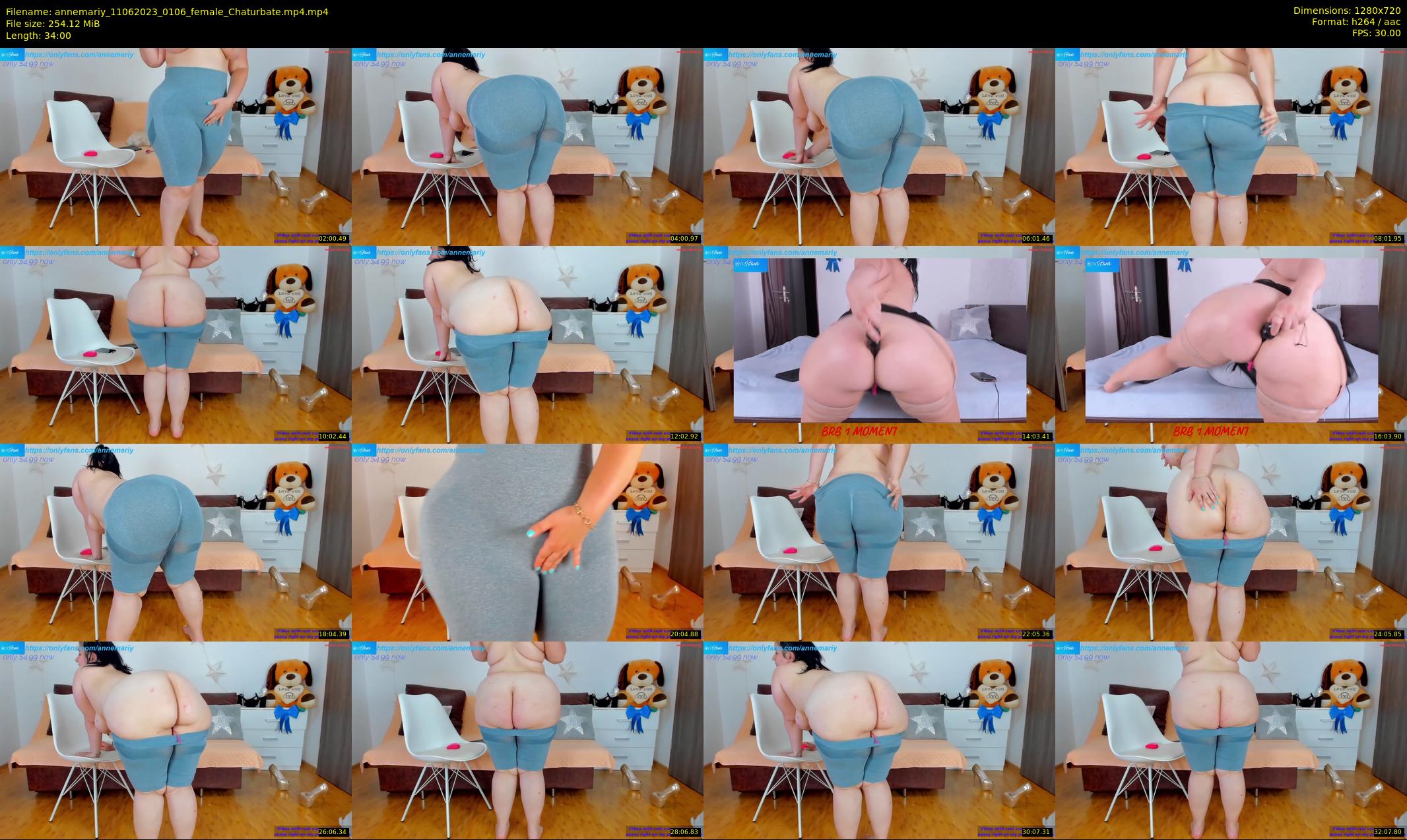 annemariy — 34 minute Chaturbate female cam show recording, 720p, Jun 11, 2023