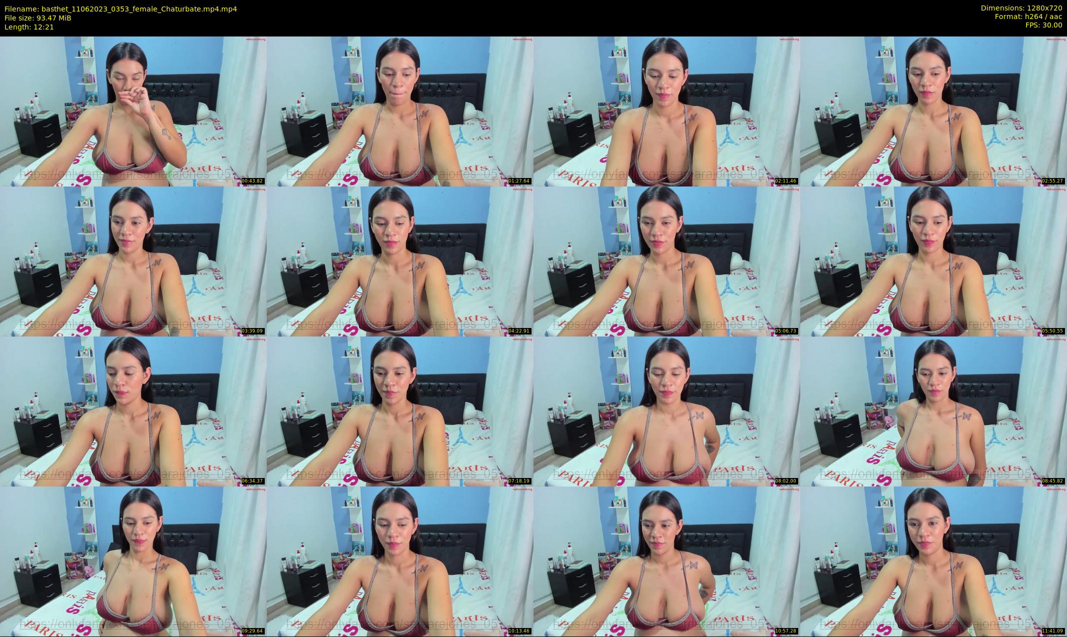 basthet — 13 minute Chaturbate female cam show recording, 720p, Jun 11, 2023