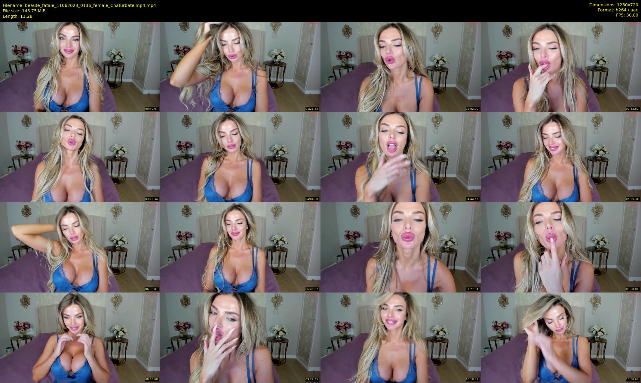 beaute_fatale — 12 minute Chaturbate female cam show recording, 720p, Jun 11, 2023