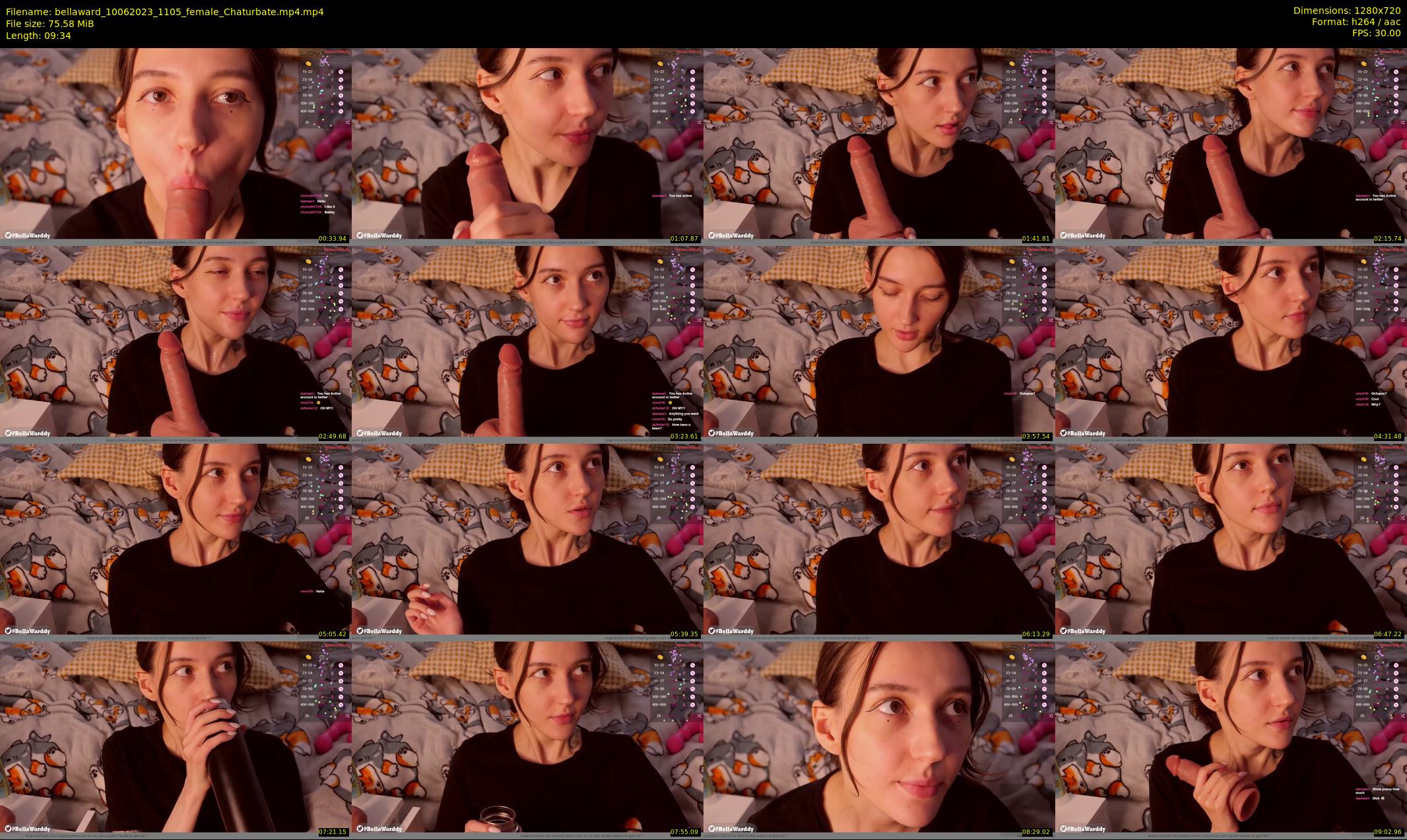 bellaward — 10 minute Chaturbate female cam show recording, 720p, Jun 10, 2023