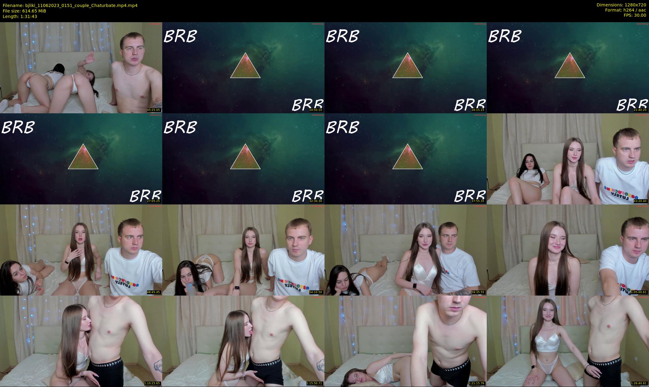 bjliki — 92 minute Chaturbate couple cam show recording, 720p, Jun 11, 2023