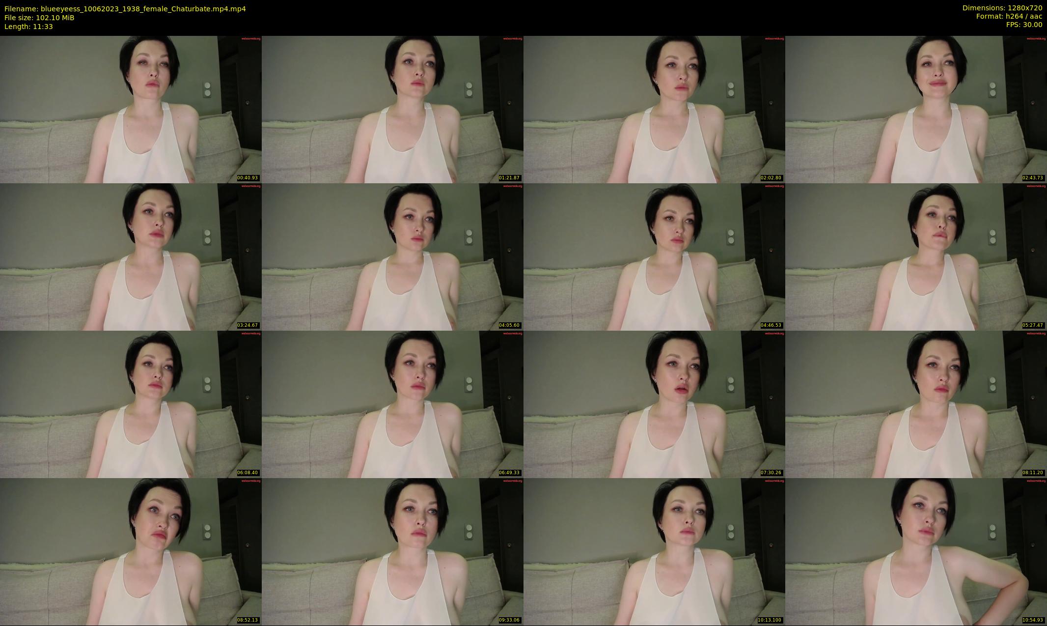 blueeyeess — 12 minute Chaturbate female cam show recording, 720p, Jun 10, 2023