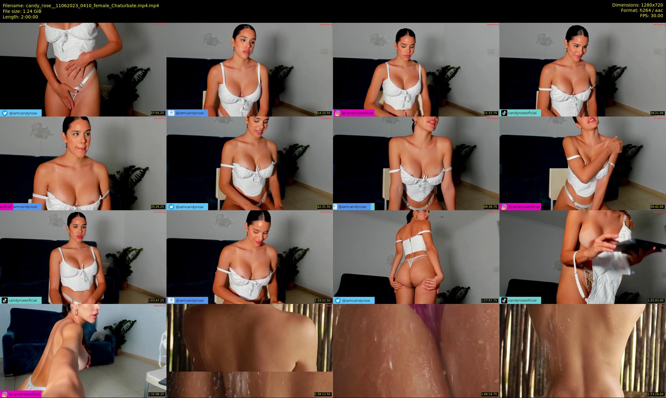 candy_rose_ — 120 minute Chaturbate female cam show recording, 720p, Jun 11, 2023