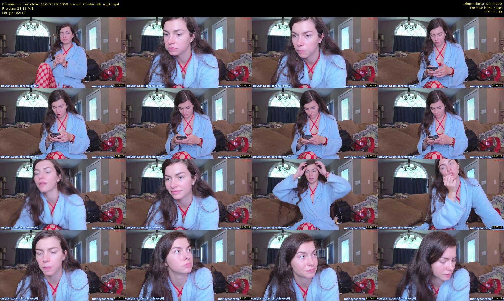 chroniclove — 3 minute Chaturbate female cam show recording, 720p, Jun 11, 2023