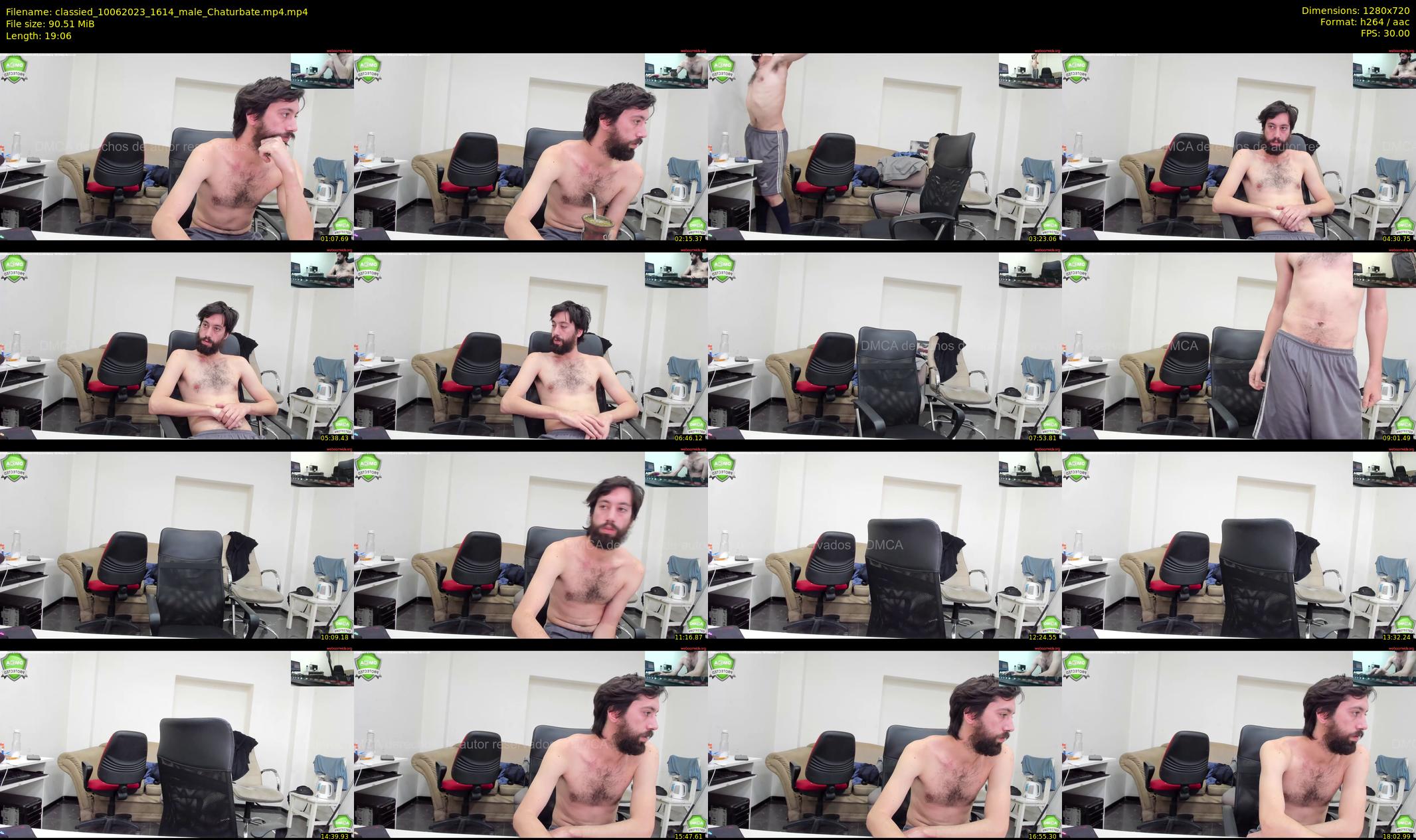 classied — 20 minute Chaturbate male cam show recording, 720p, Jun 10, 2023