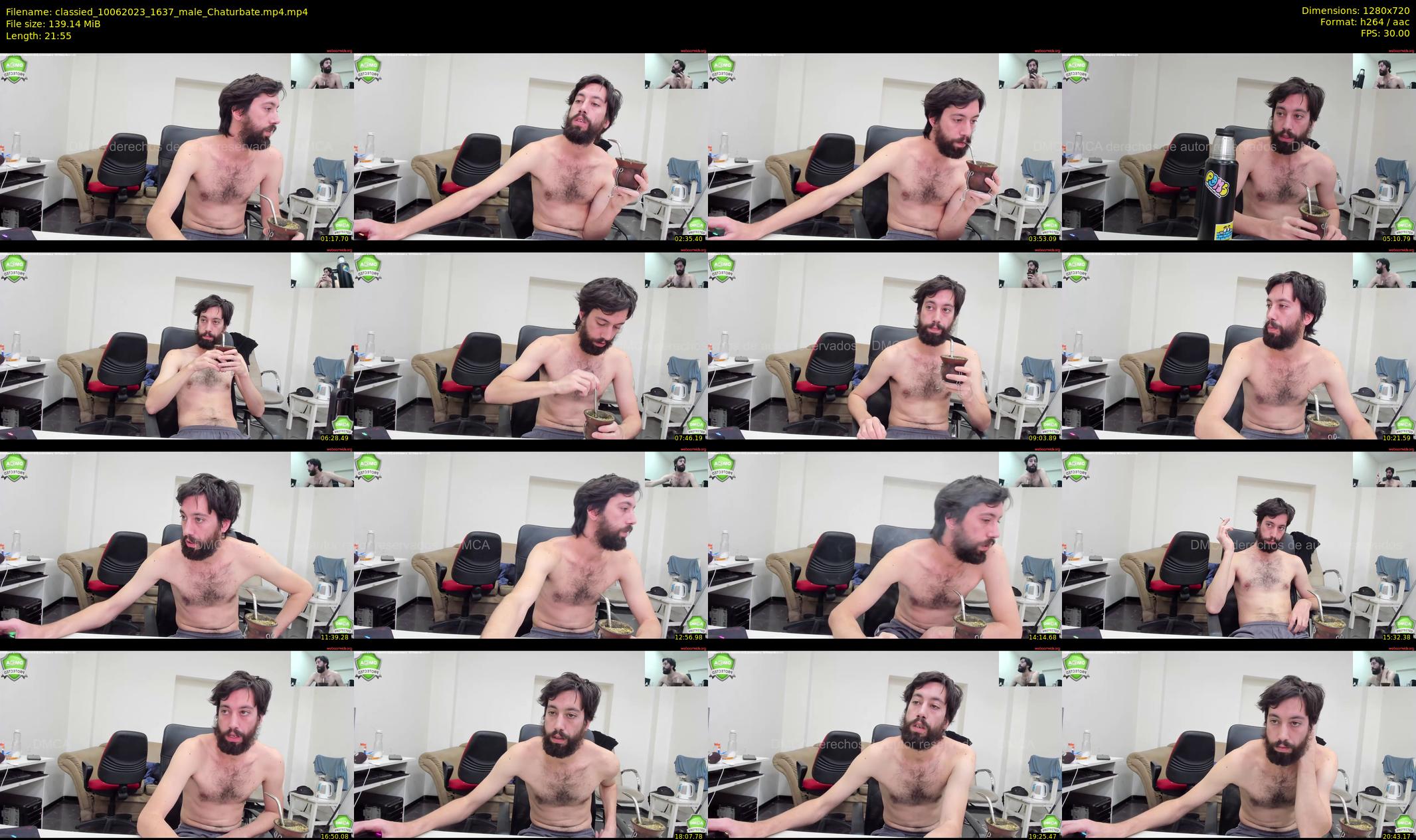 classied — 22 minute Chaturbate male cam show recording, 720p, Jun 10, 2023