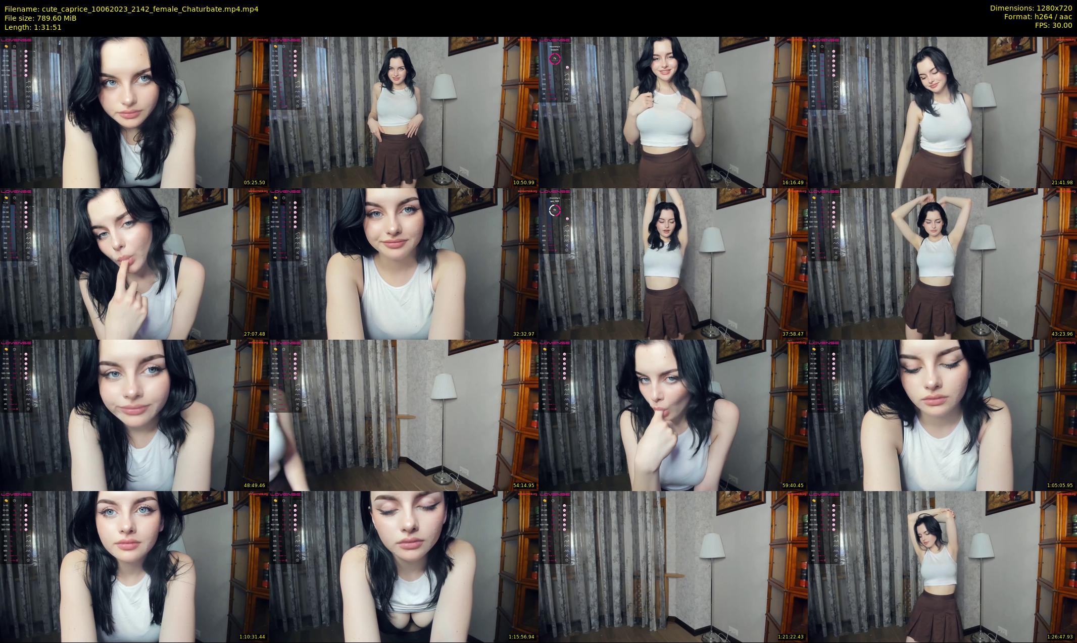 cute_caprice — 92 minute Chaturbate female cam show recording, 720p, Jun 10, 2023