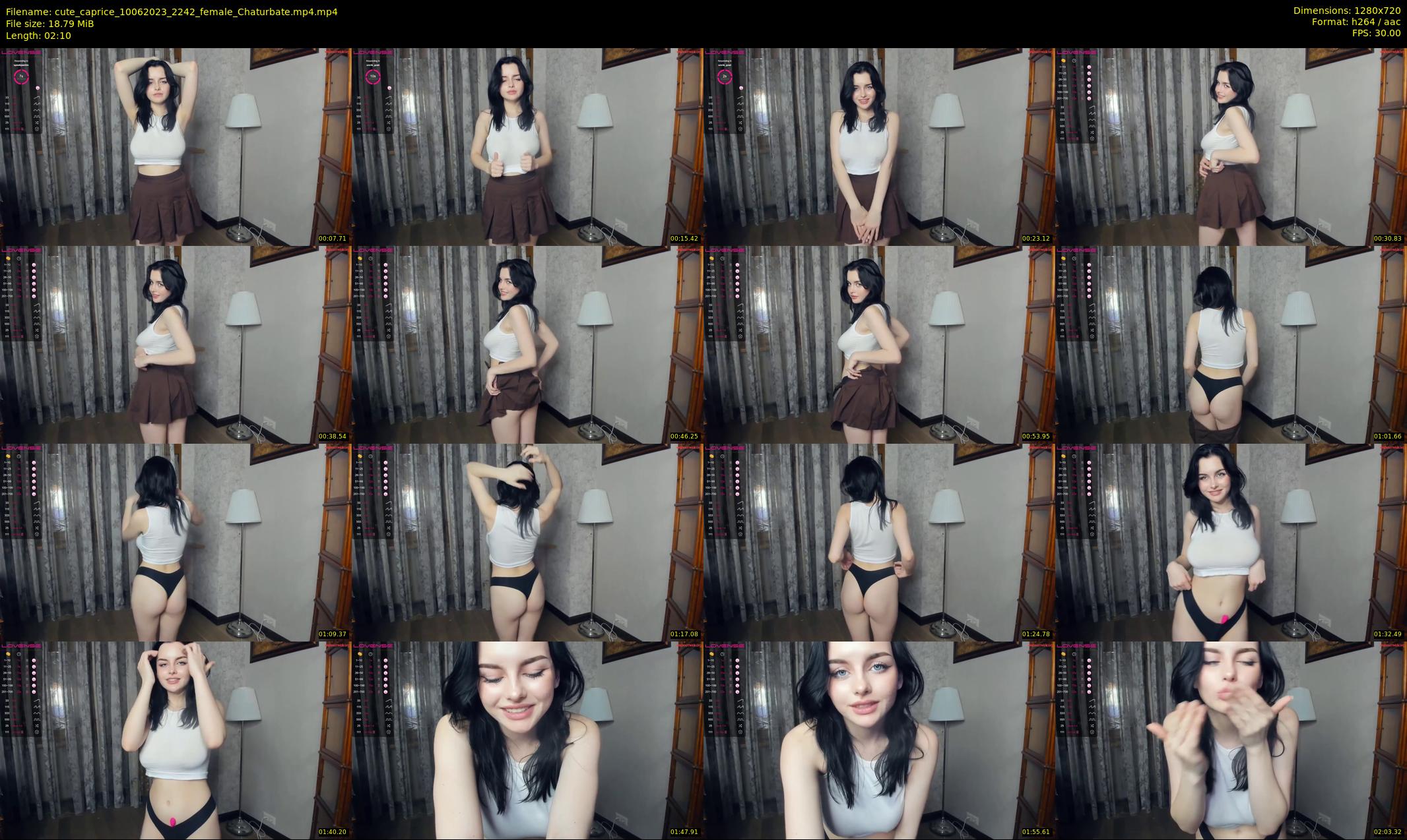 cute_caprice — 3 minute Chaturbate female cam show recording, 720p, Jun 10, 2023