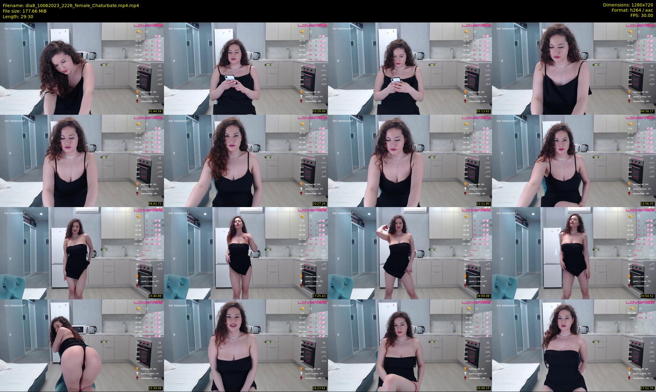 dia8 — 30 minute Chaturbate female cam show recording, 720p, Jun 10, 2023