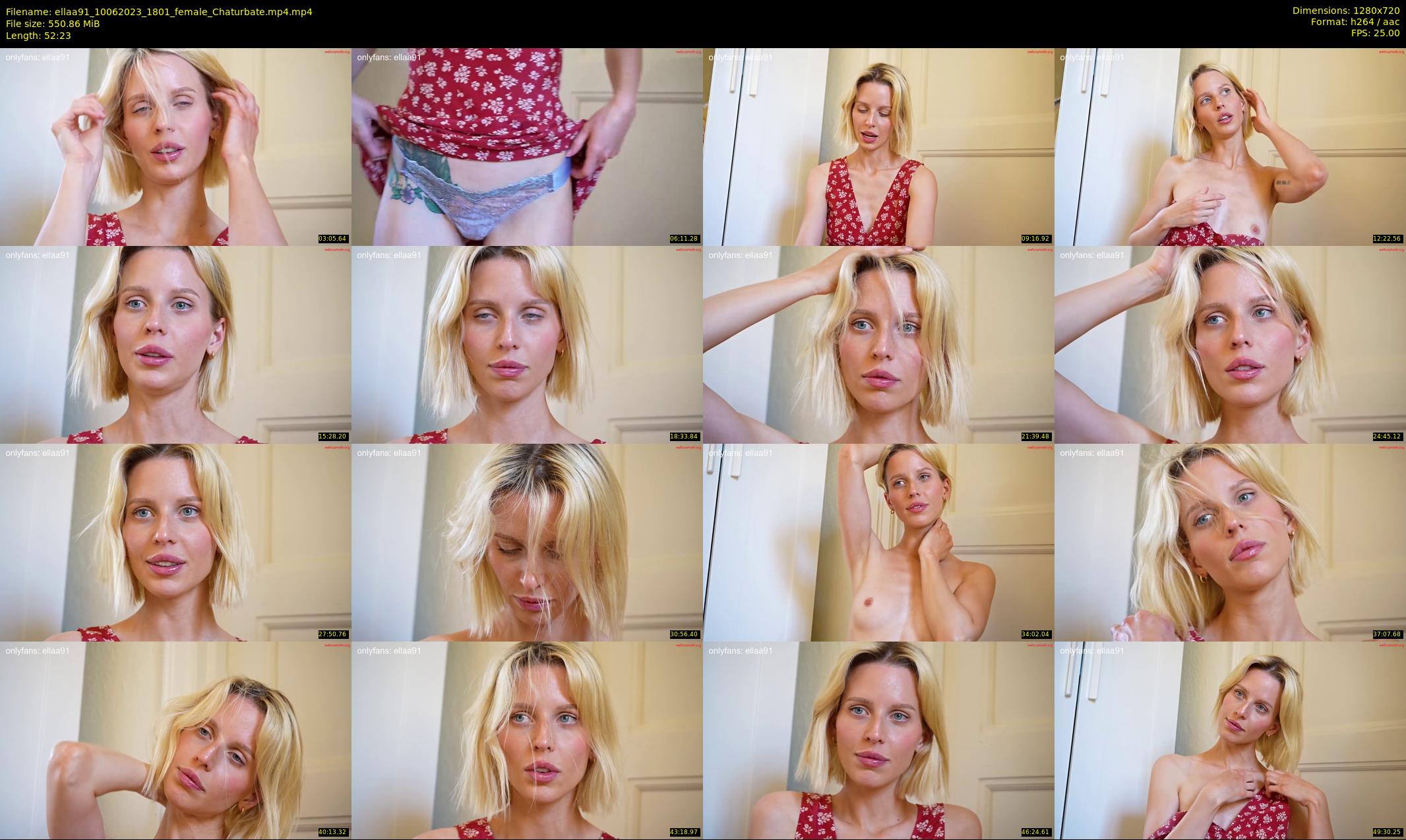 ellaa91 — 53 minute Chaturbate female cam show recording, 720p, Jun 10, 2023