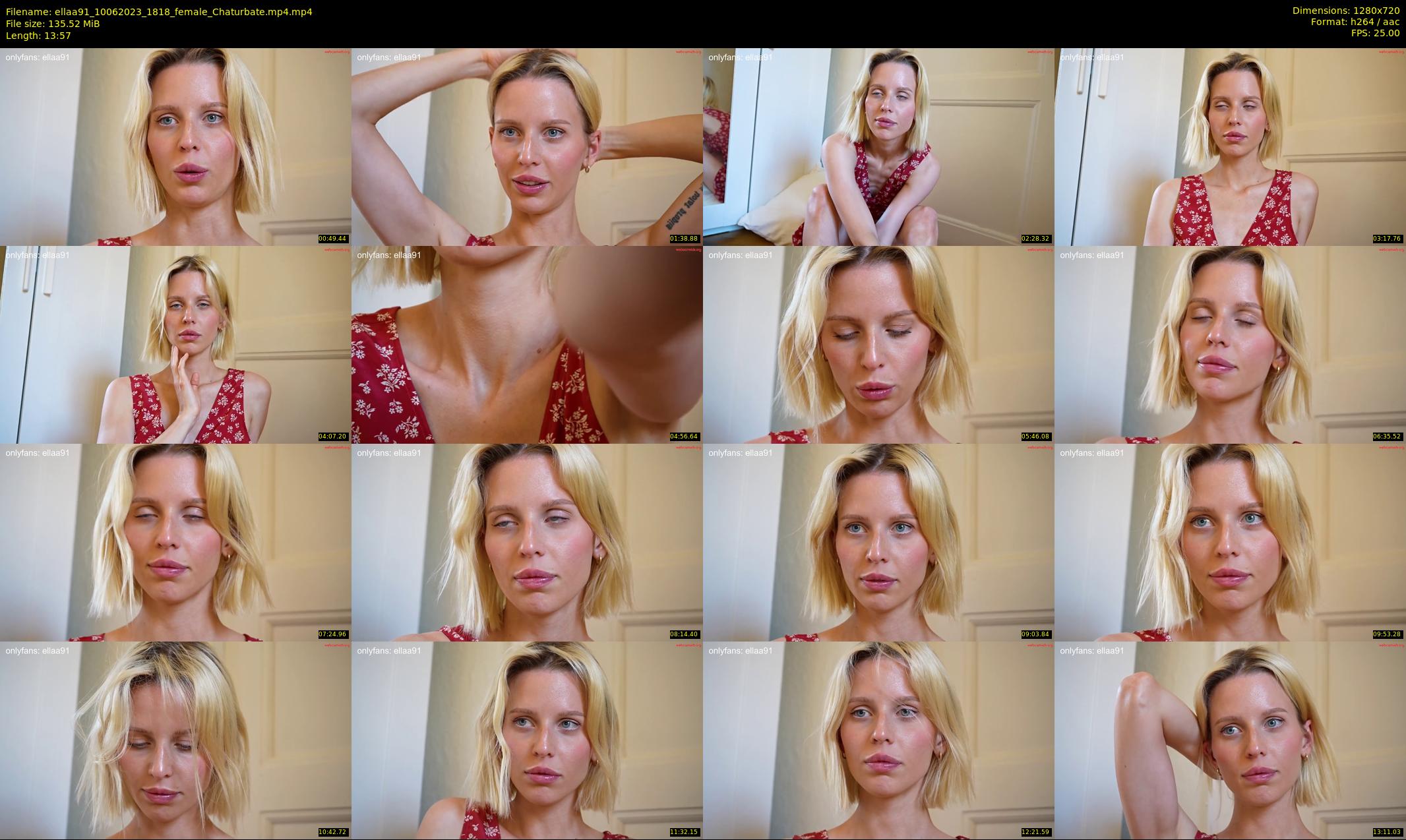 ellaa91 — 14 minute Chaturbate female cam show recording, 720p, Jun 10, 2023
