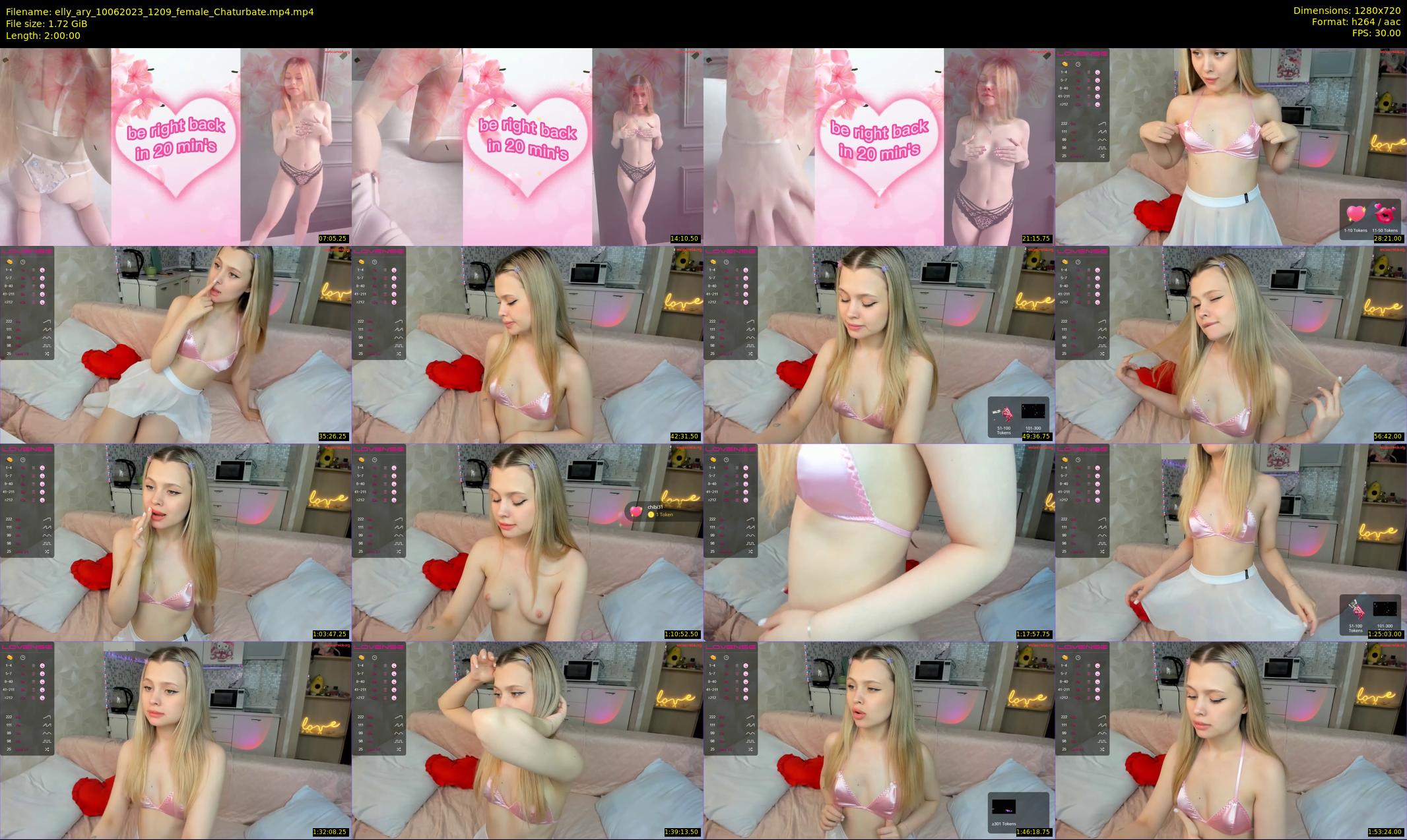 elly_ary — 120 minute Chaturbate female cam show recording, 720p, Jun 10, 2023