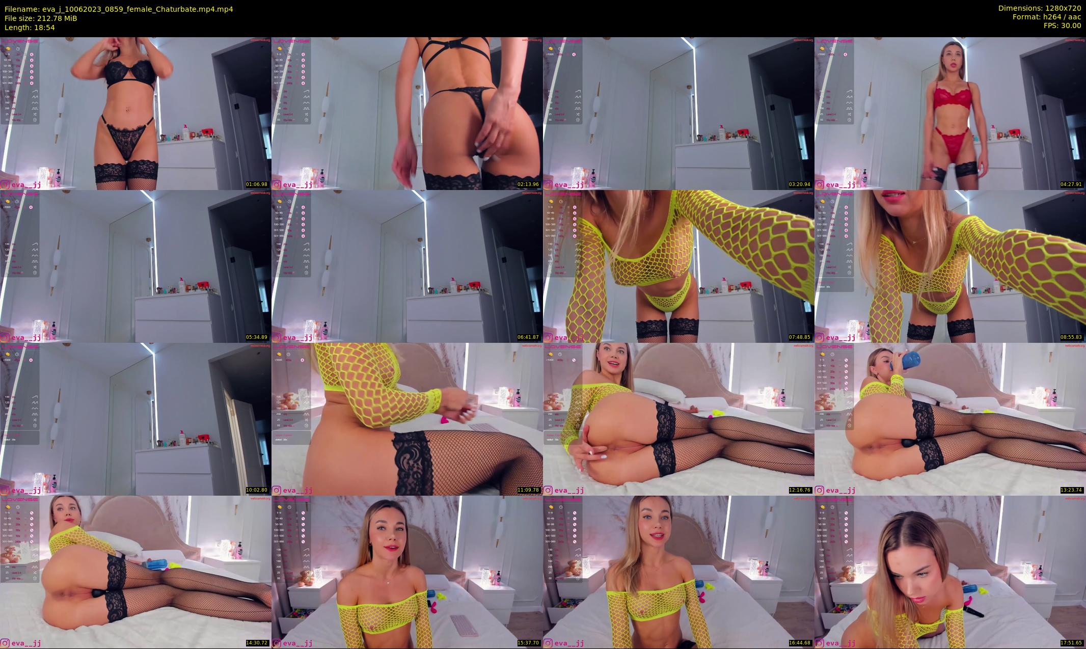 eva_j — 19 minute Chaturbate female cam show recording, 720p, Jun 10, 2023