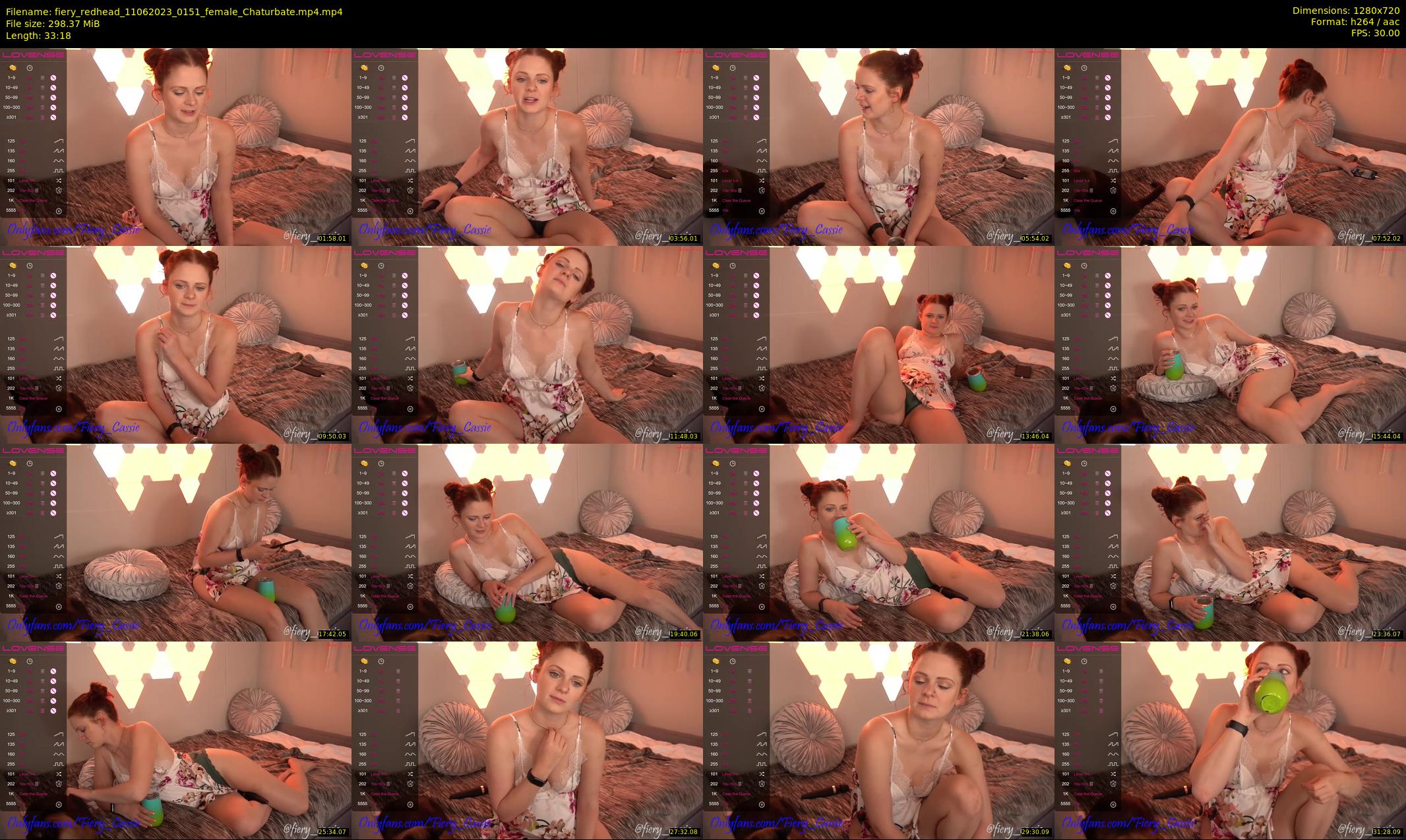 fiery_redhead — 34 minute Chaturbate female cam show recording, 720p, Jun 11, 2023