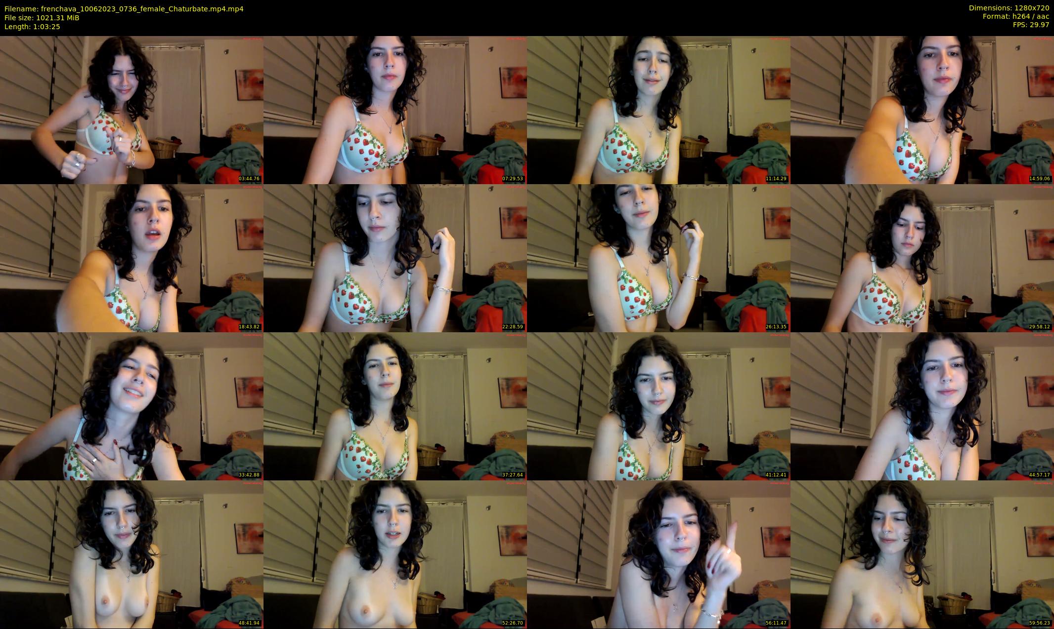 frenchava — 64 minute Chaturbate female cam show recording, 720p, Jun 10, 2023