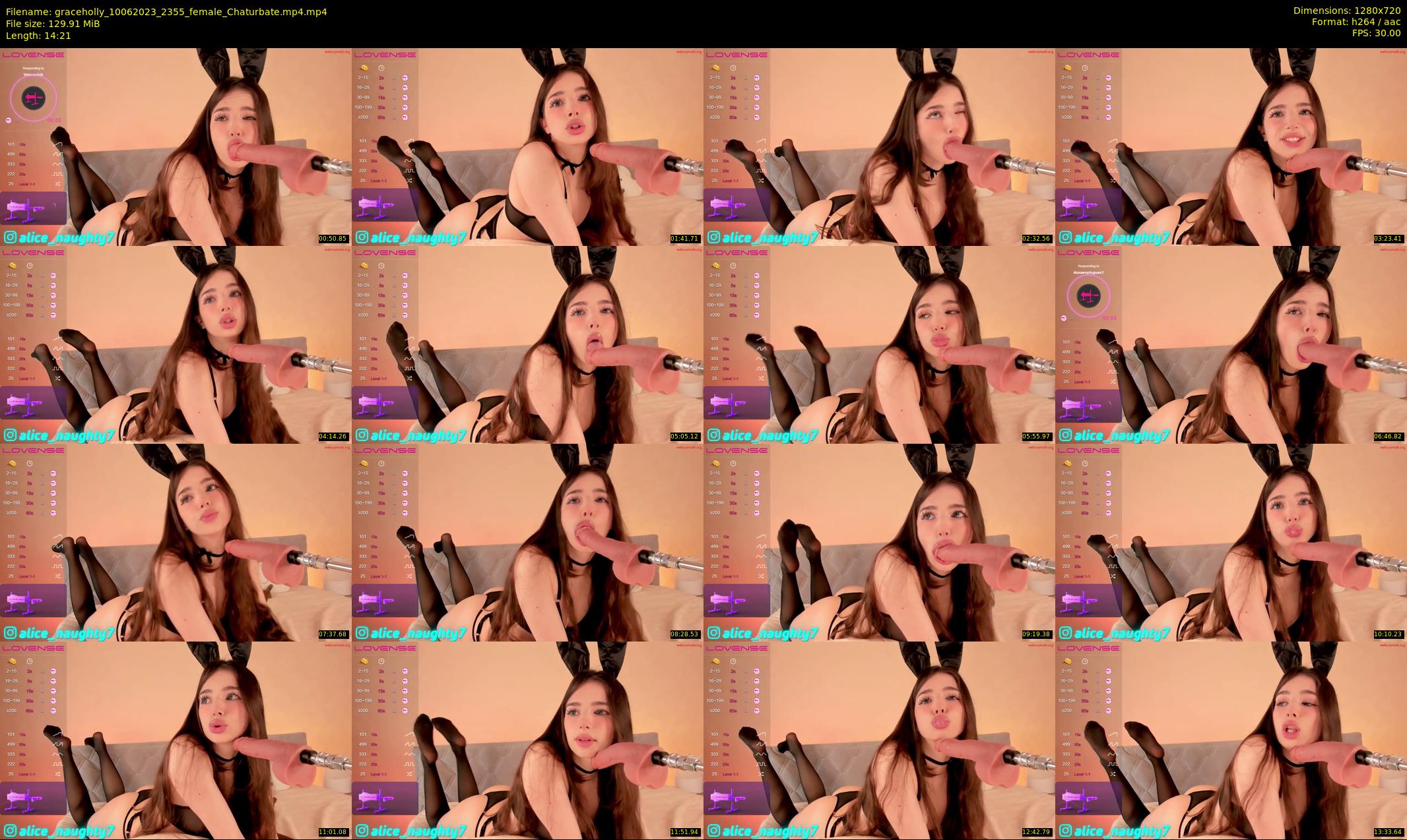 graceholly — 15 minute Chaturbate female cam show recording, 720p, Jun 10, 2023