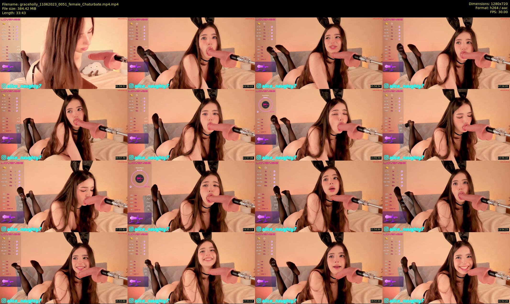 graceholly — 34 minute Chaturbate female cam show recording, 720p, Jun 11, 2023