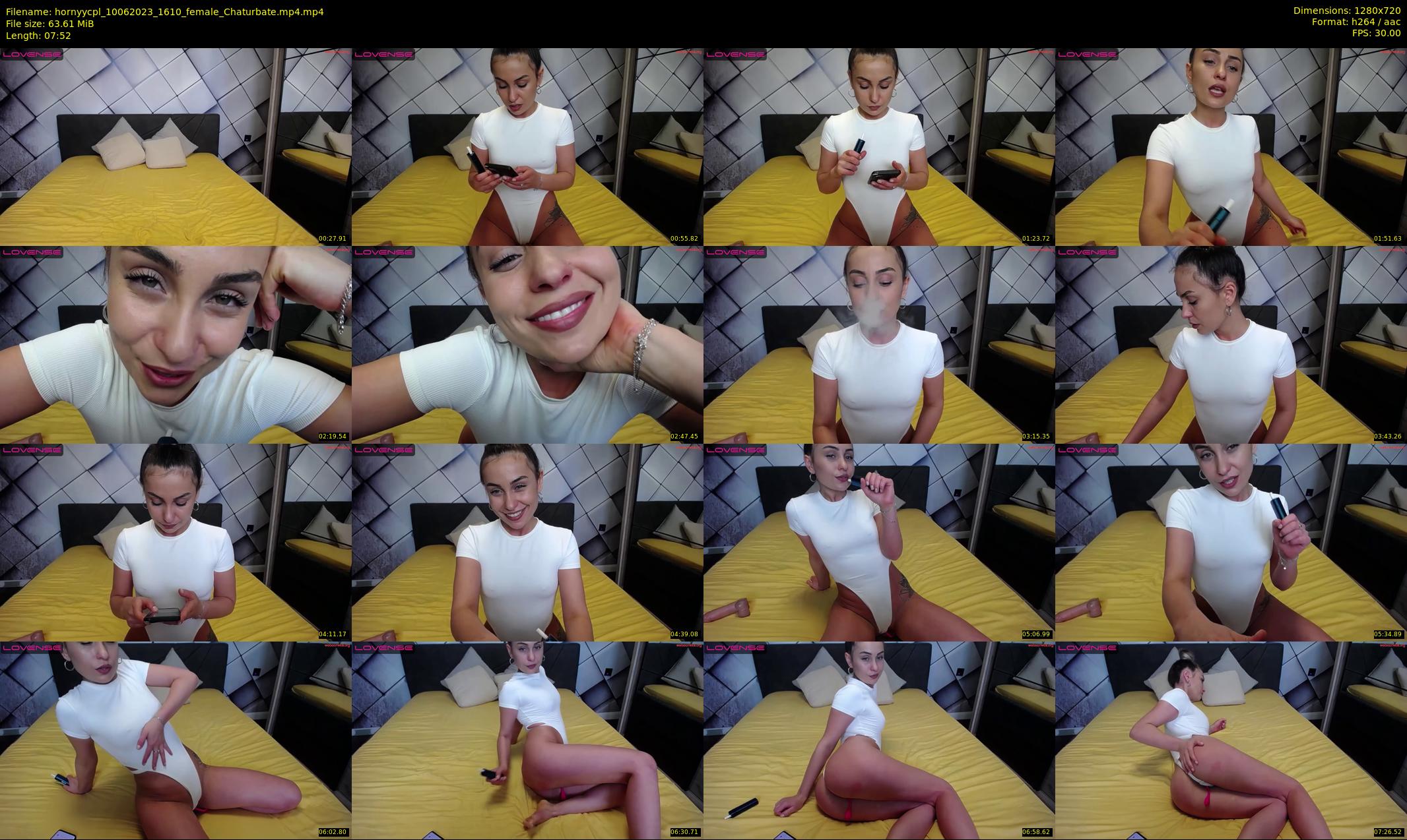 hornyycpl — 8 minute Chaturbate couple cam show recording, 720p, Jun 10, 2023