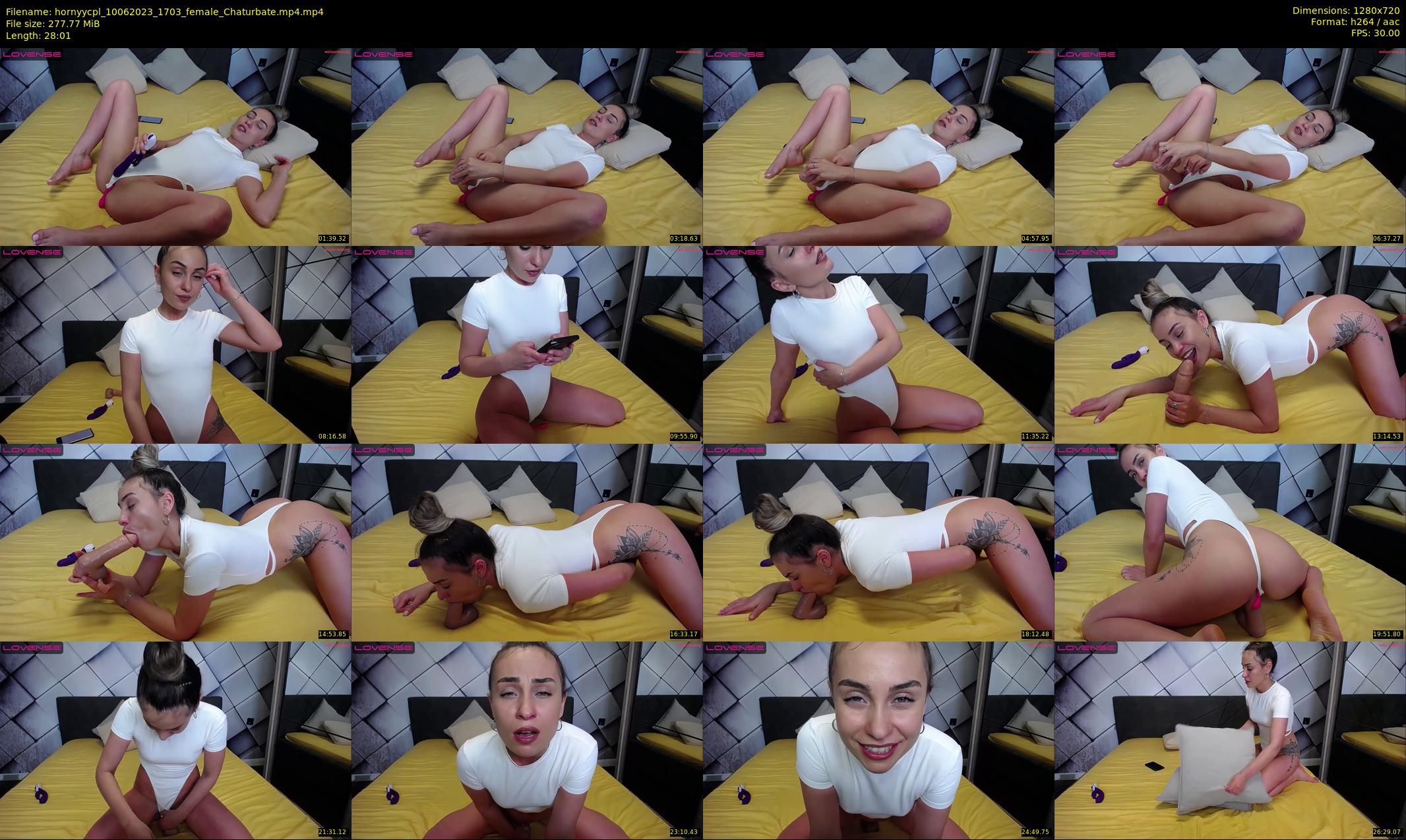 hornyycpl — 29 minute Chaturbate couple cam show recording, 720p, Jun 10, 2023