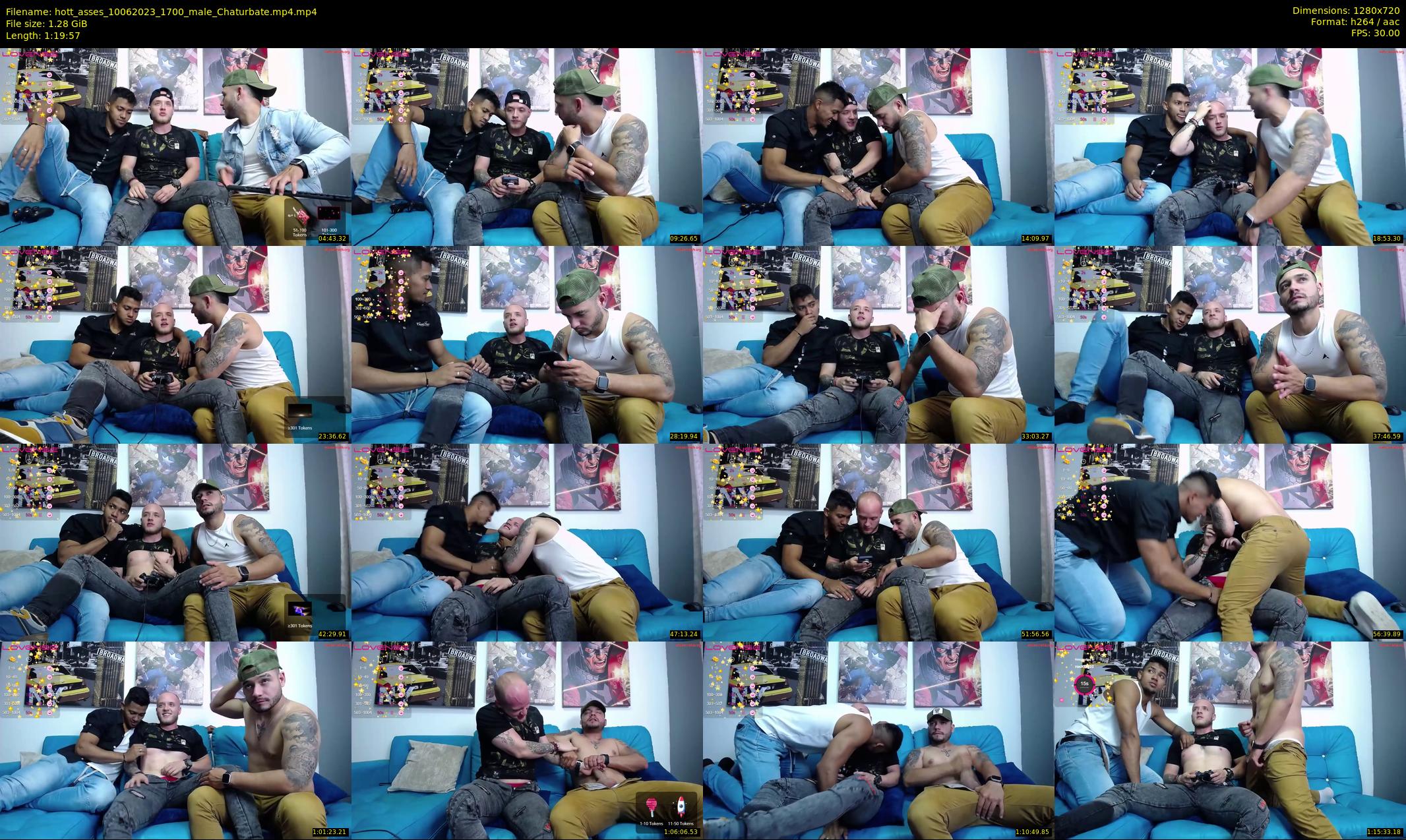 hott_asses — 80 minute Chaturbate male cam show recording, 720p, Jun 10, 2023