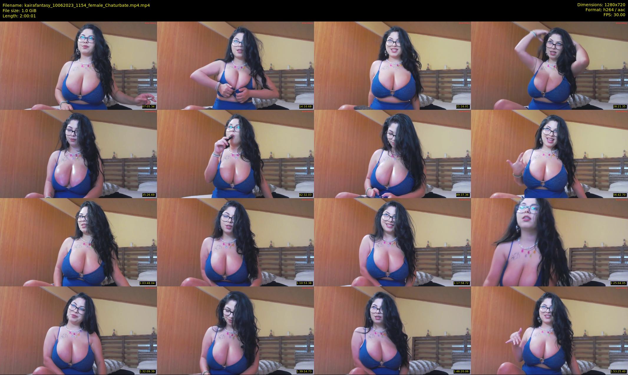 kairafantasy — 121 minute Chaturbate female cam show recording, 720p, Jun 10, 2023