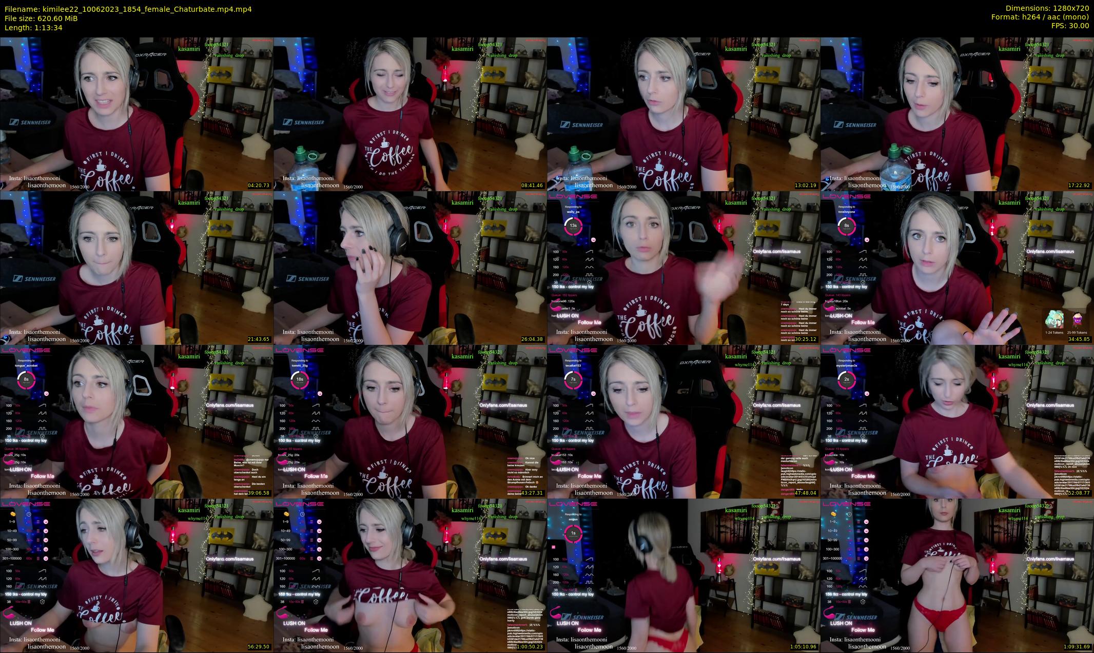 kimilee22 — 74 minute Chaturbate female cam show recording, 720p, Jun 10, 2023