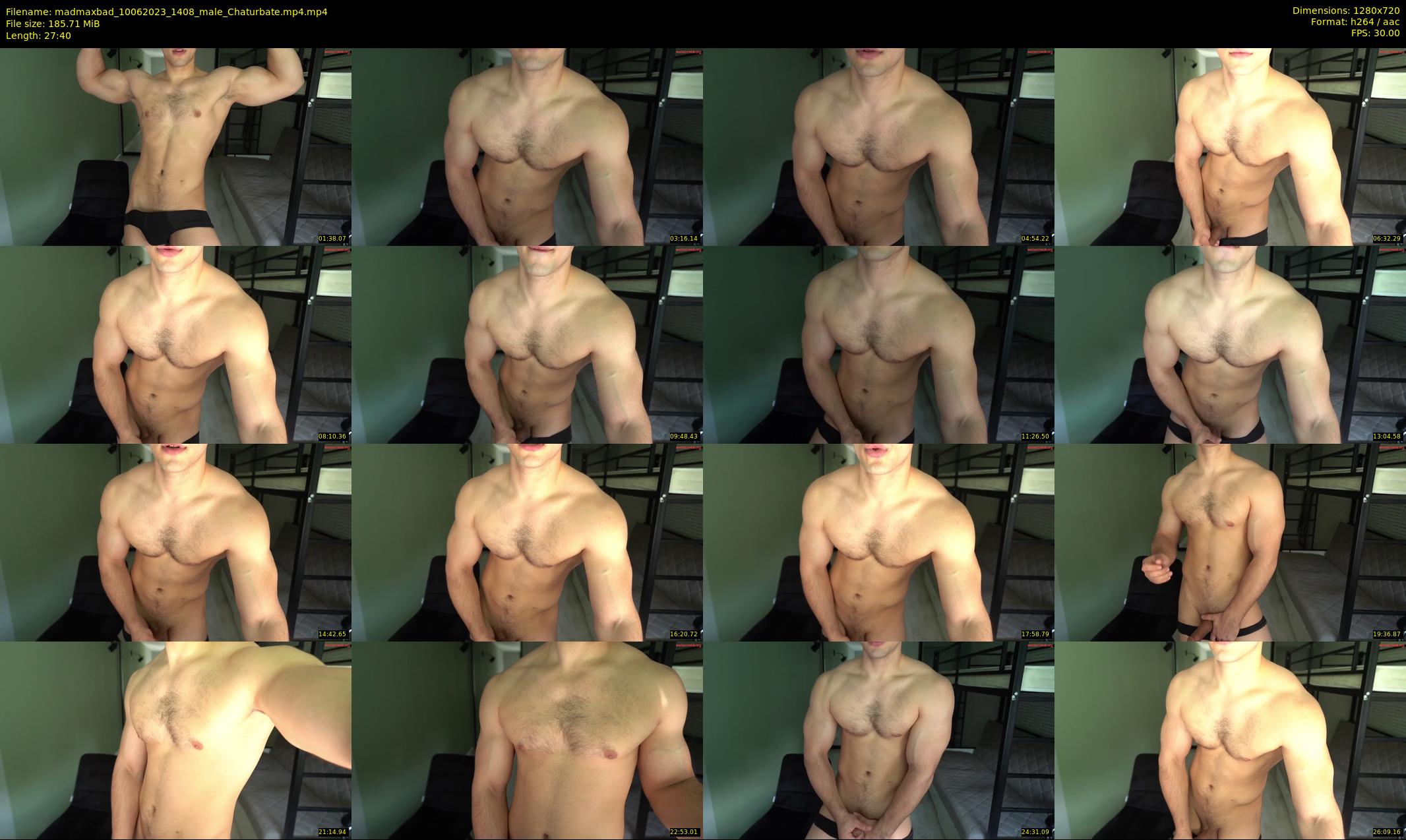madmaxbad — 28 minute Chaturbate male cam show recording, 720p, Jun 10, 2023