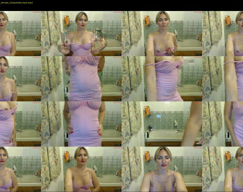 mallinia — 3 minute Chaturbate female cam show recording, 480p, Jun 11, 2023