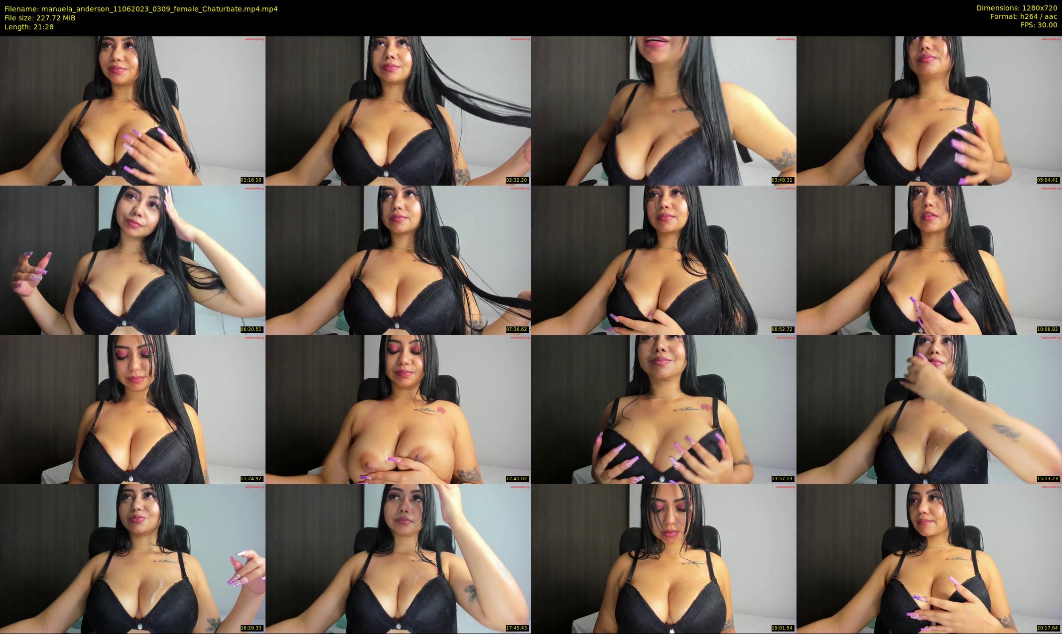 manuela_anderson — 22 minute Chaturbate female cam show recording, 720p, Jun 11, 2023