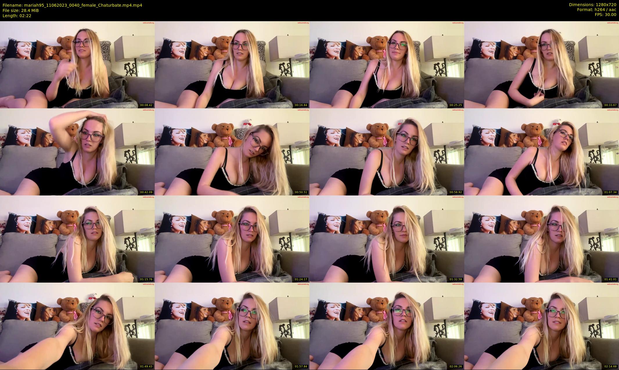 mariah95 — 3 minute Chaturbate female cam show recording, 720p, Jun 11, 2023