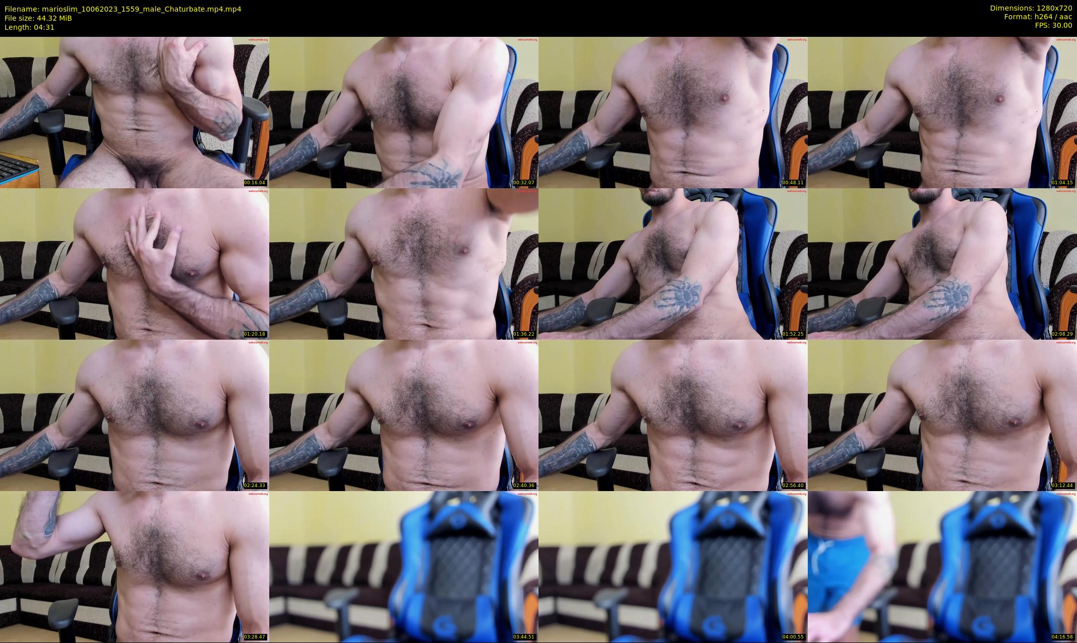 marioslim — 5 minute Chaturbate male cam show recording, 720p, Jun 10, 2023