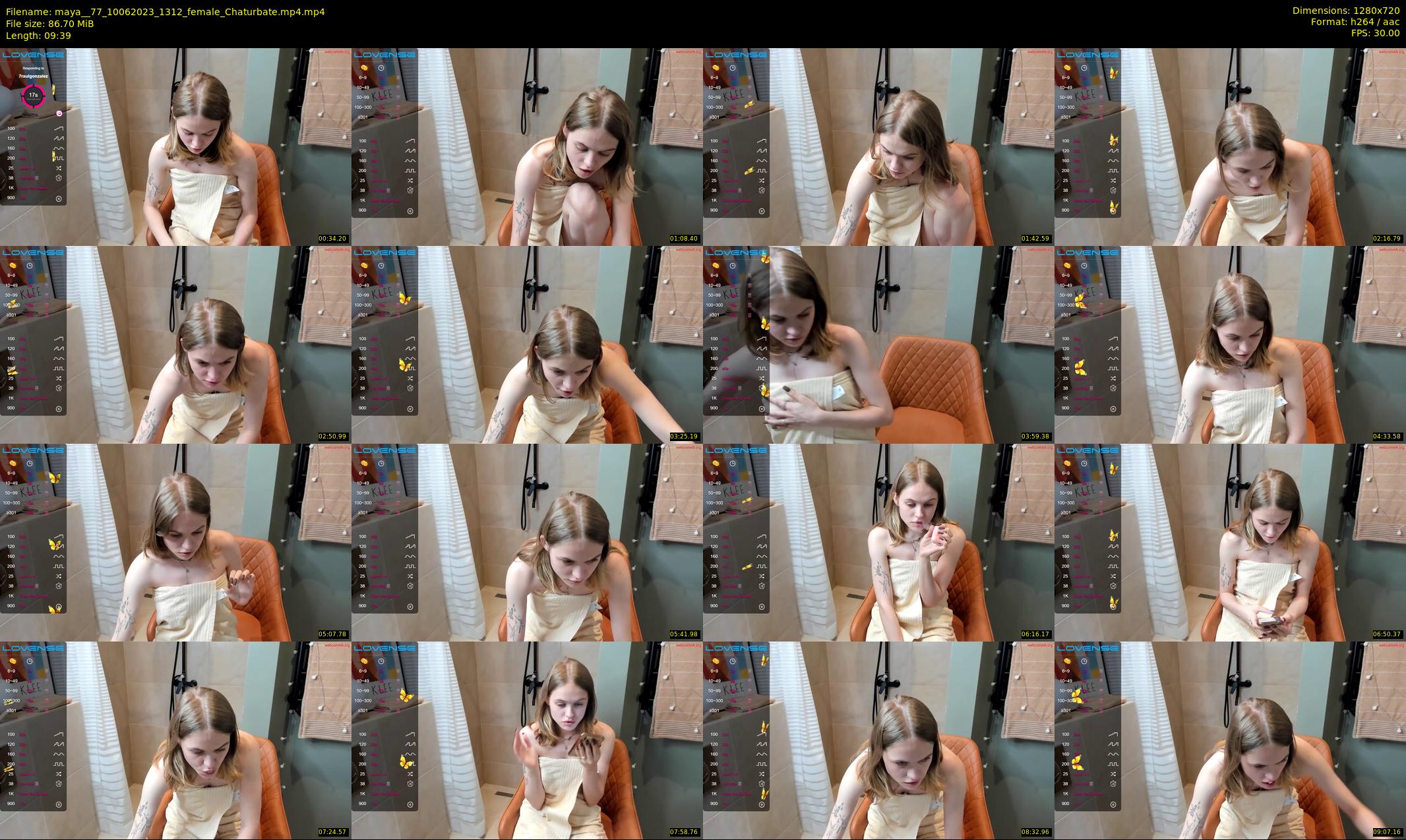 maya__77 — 10 minute Chaturbate female cam show recording, 720p, Jun 10, 2023
