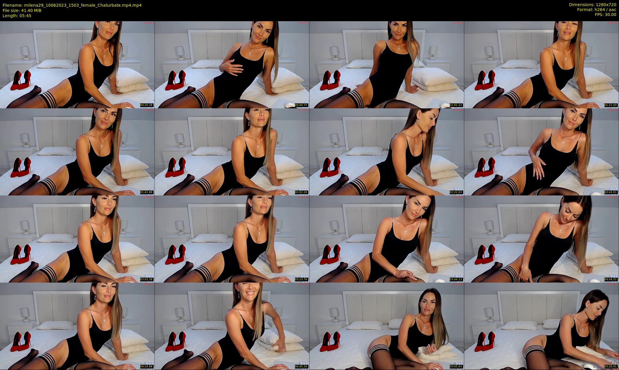 milena29 — 6 minute Chaturbate female cam show recording, 720p, Jun 10, 2023