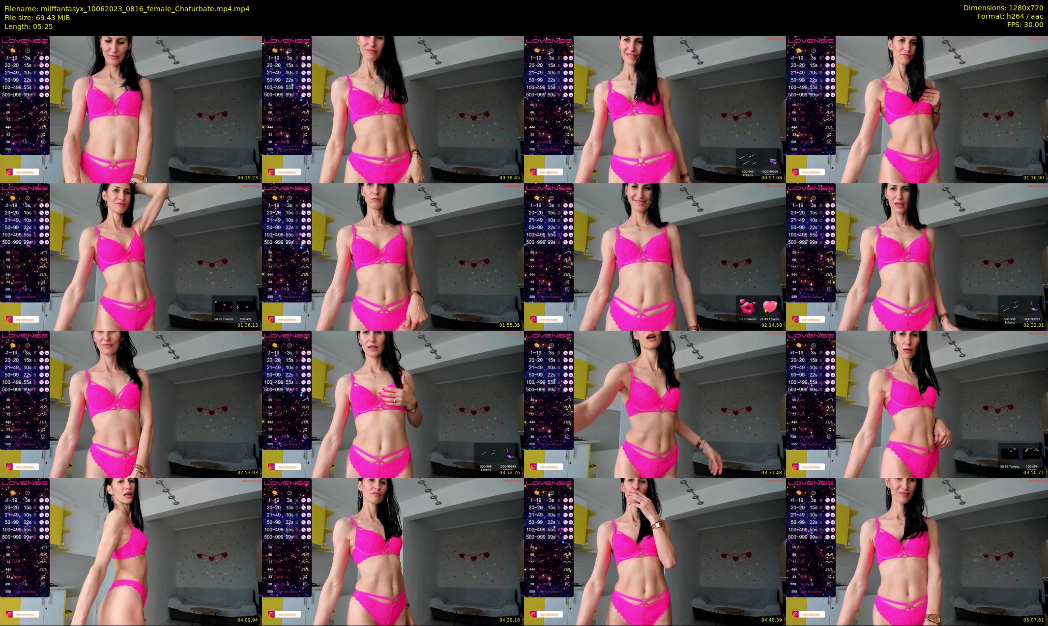 milffantasyx — 6 minute Chaturbate female cam show recording, 720p, Jun 10, 2023