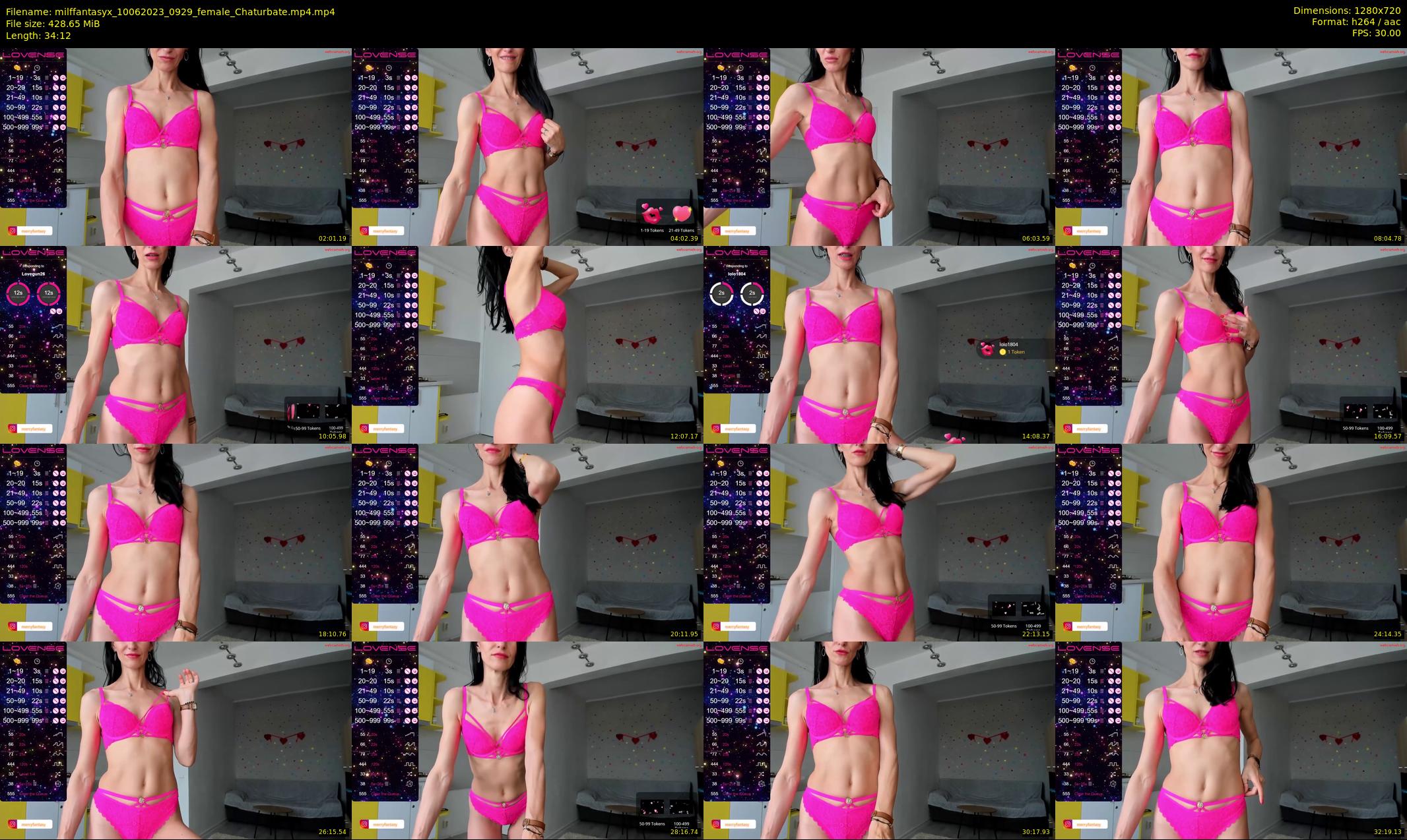 milffantasyx — 35 minute Chaturbate female cam show recording, 720p, Jun 10, 2023
