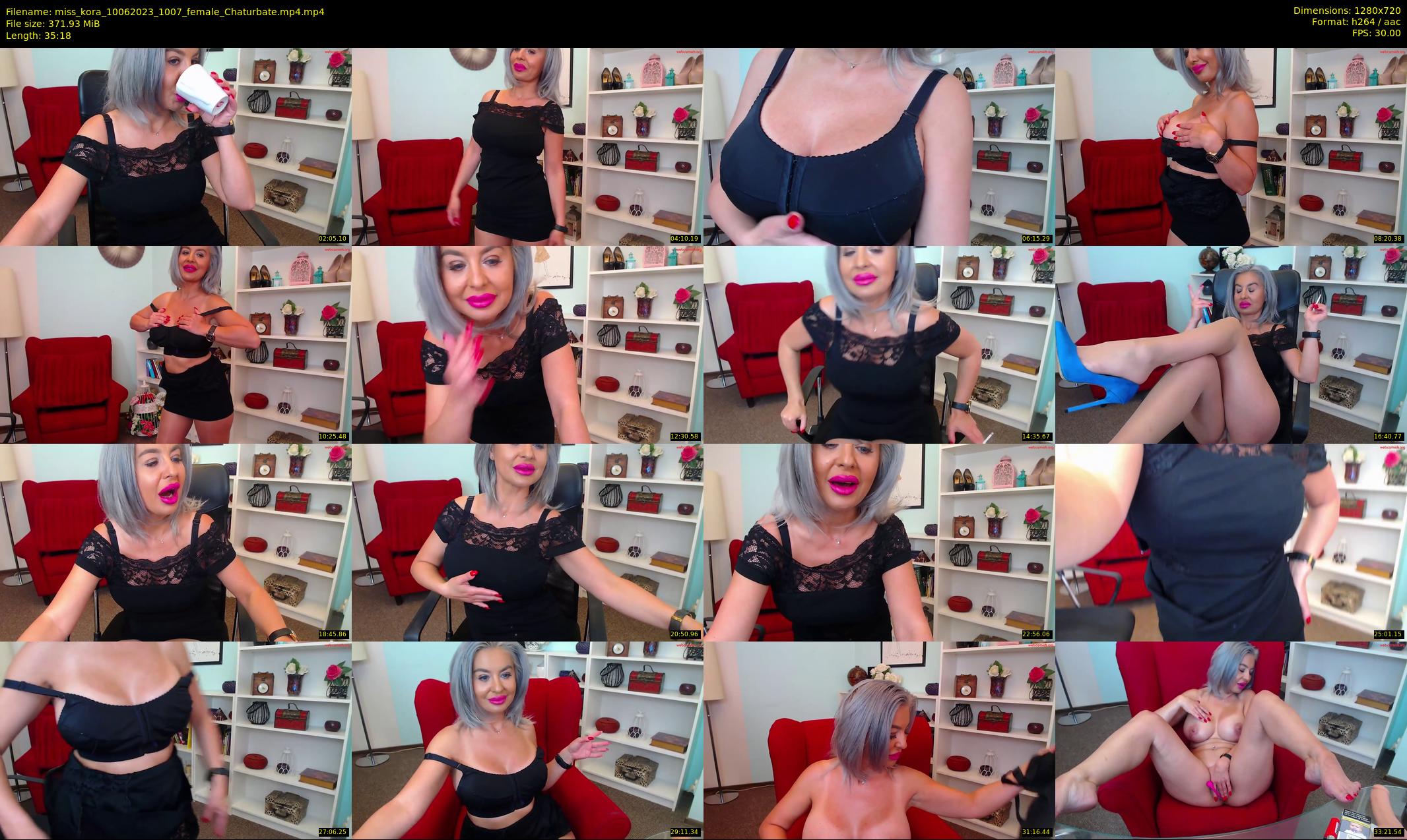 miss_kora — 36 minute Chaturbate female cam show recording, 720p, Jun 10, 2023