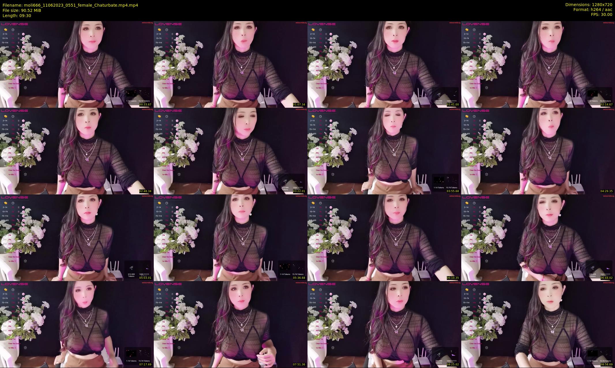 moli666 — 10 minute Chaturbate female cam show recording, 720p, Jun 11, 2023