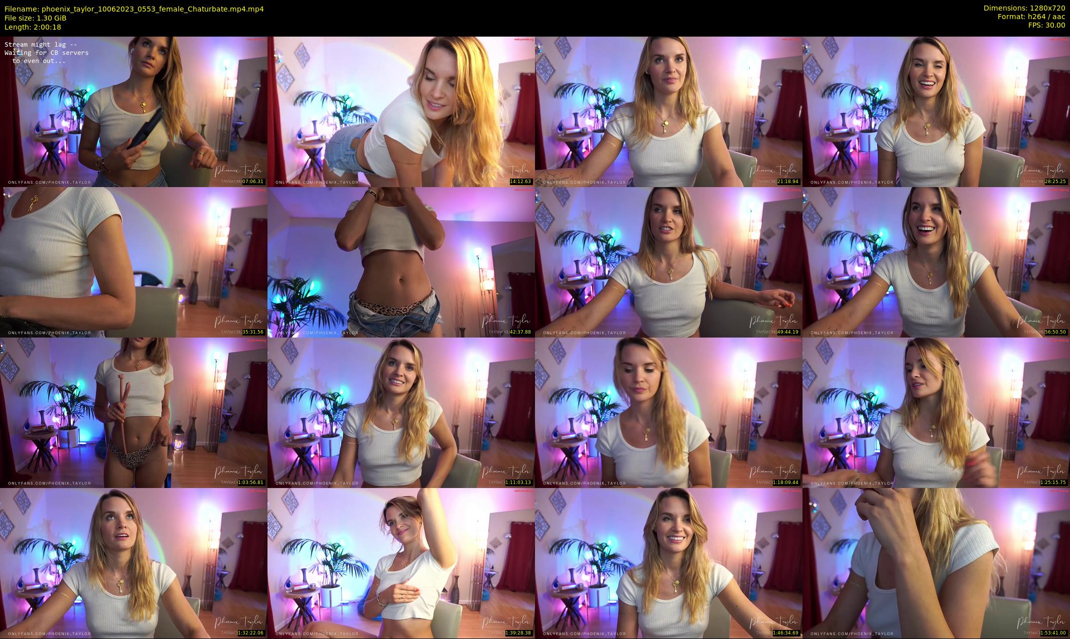 phoenix_taylor — 121 minute Chaturbate female cam show recording, 720p, Jun 10, 2023