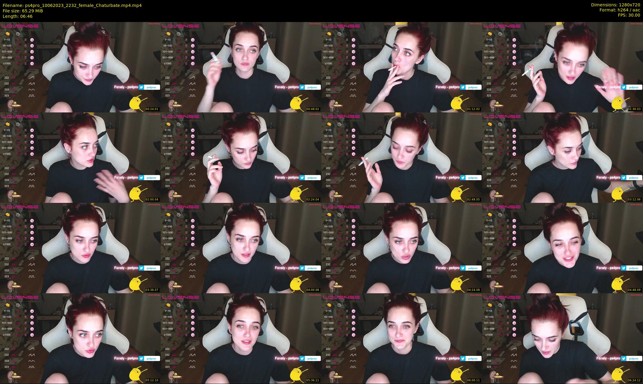 ps4pro — 7 minute Chaturbate female cam show recording, 720p, Jun 10, 2023