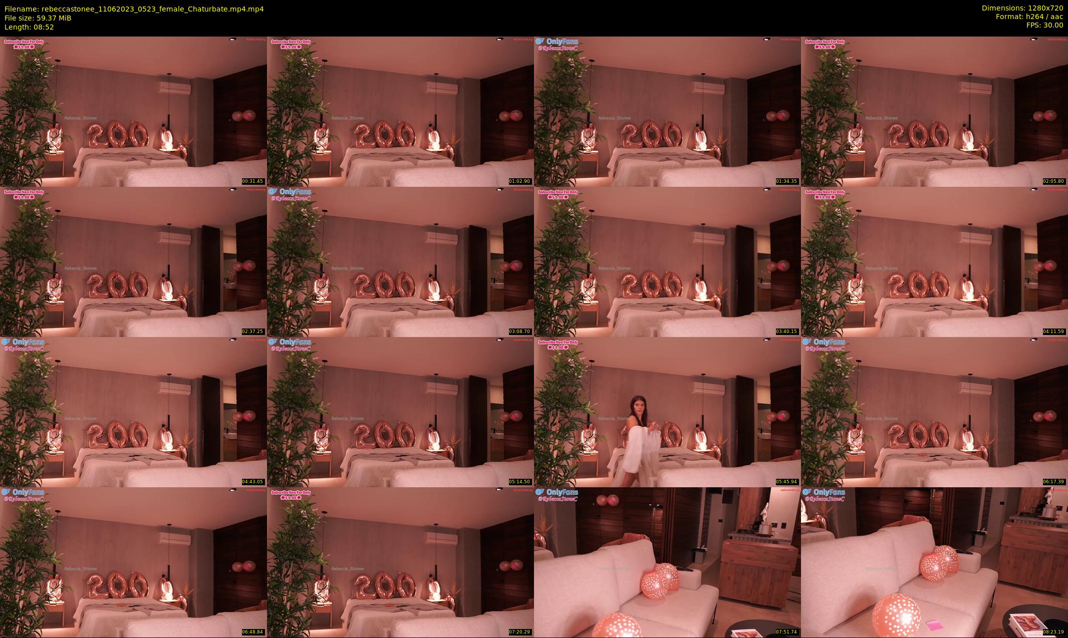 rebeccastonee — 9 minute Chaturbate female cam show recording, 720p, Jun 11, 2023