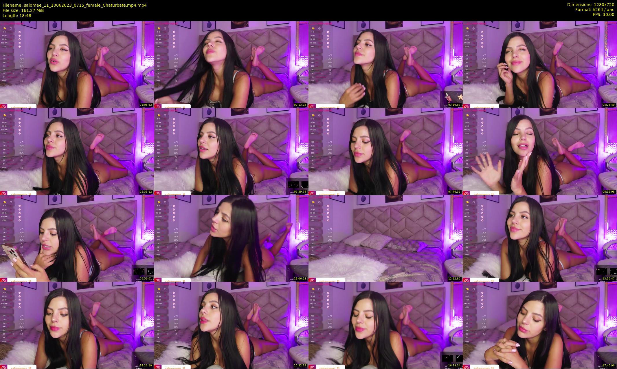 salomee_11 — 19 minute Chaturbate female cam show recording, 720p, Jun 10, 2023