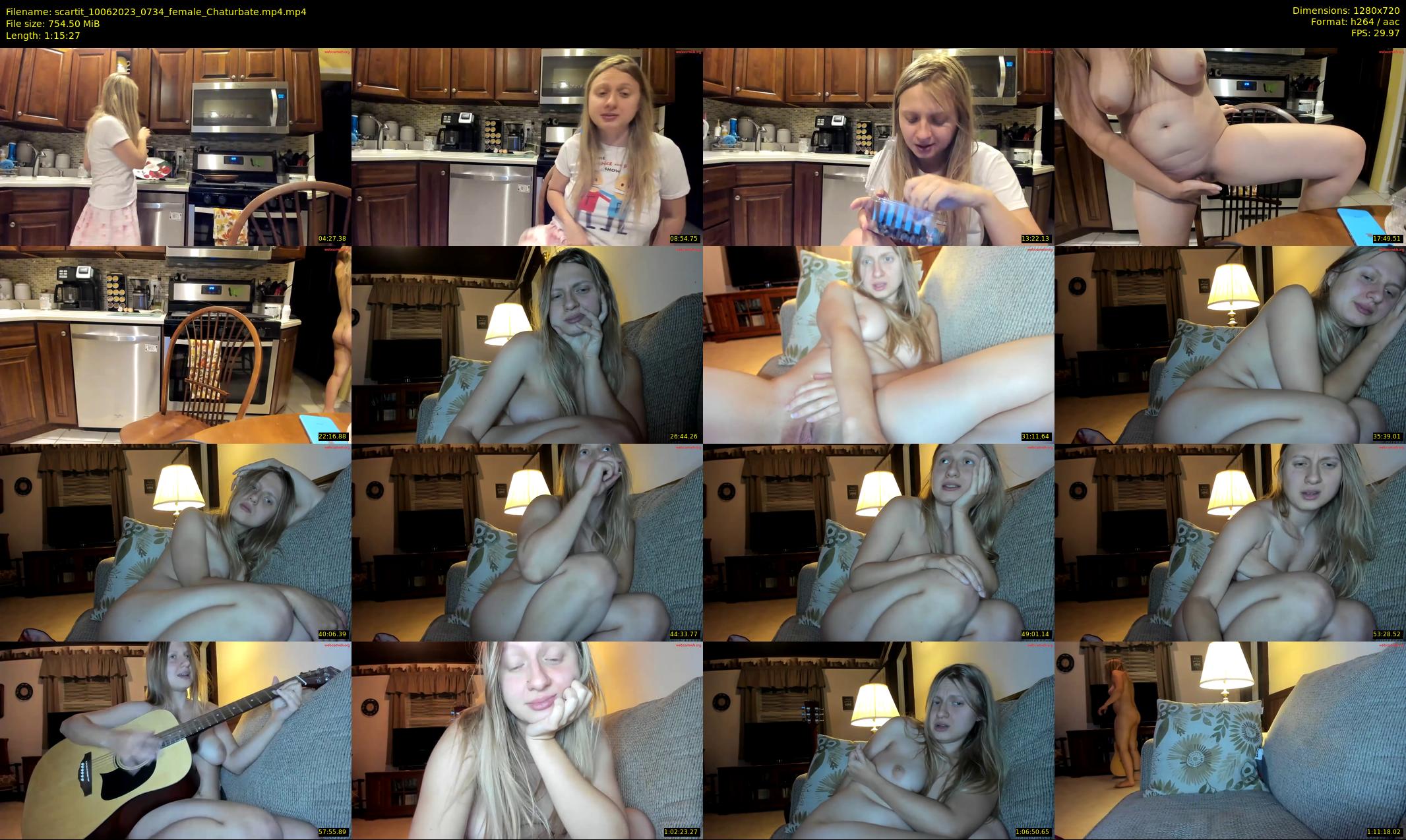 scartit — 76 minute Chaturbate female cam show recording, 720p, Jun 10, 2023