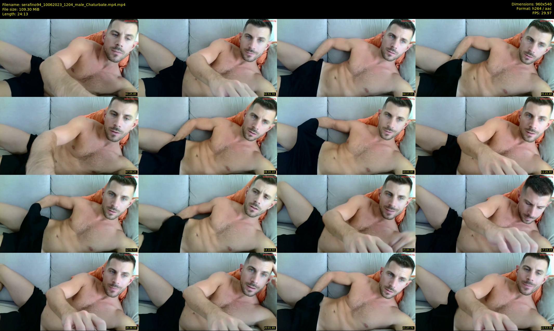 serafino94 — 25 minute Chaturbate male cam show recording, 480p, Jun 10, 2023