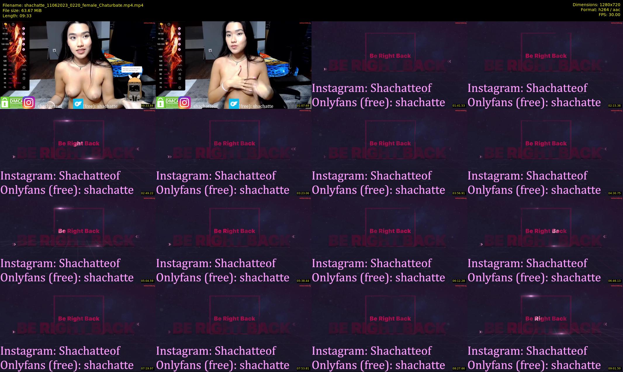 shachatte — 10 minute Chaturbate couple cam show recording, 720p, Jun 11, 2023