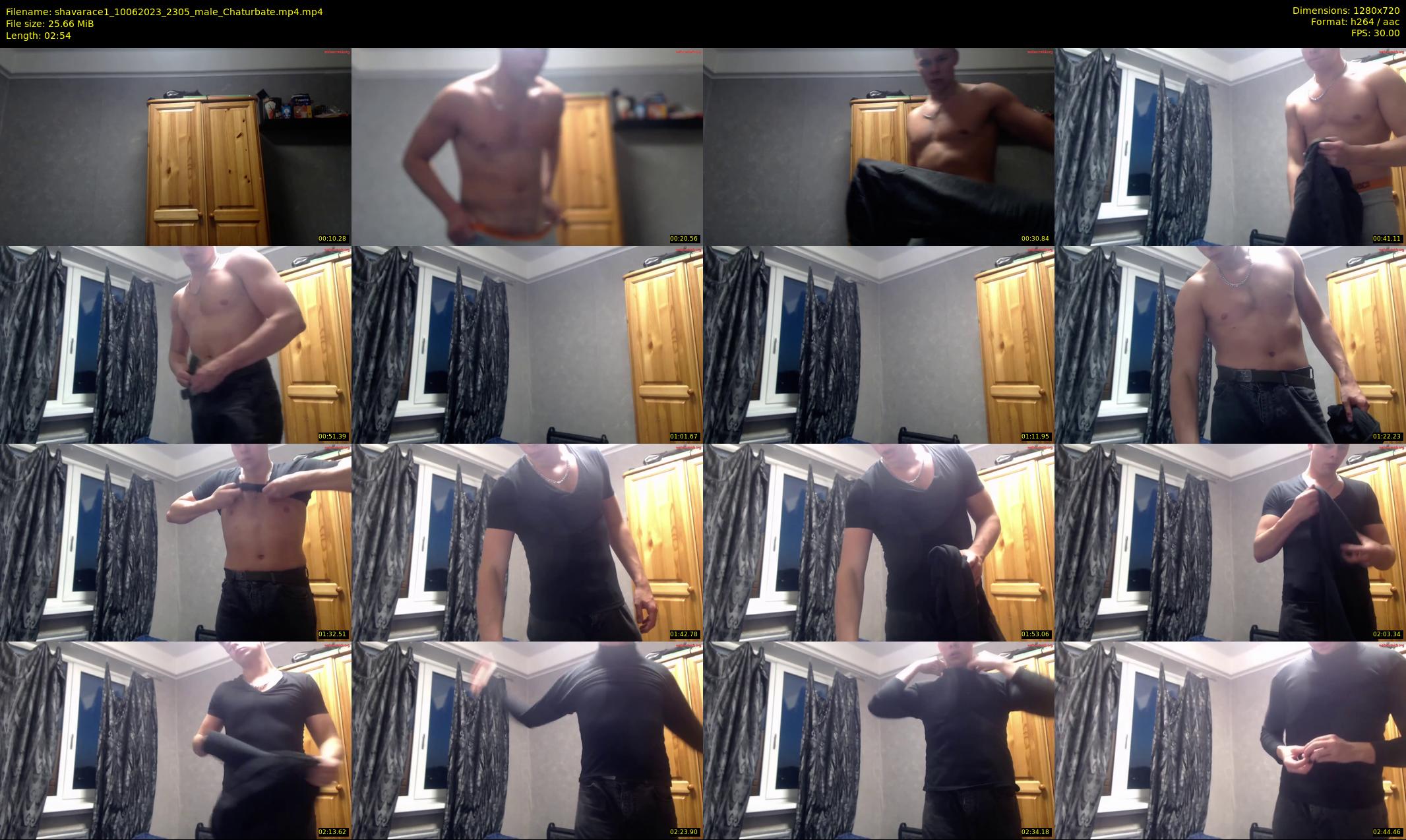 shavarace1 — 3 minute Chaturbate male cam show recording, 720p, Jun 10, 2023