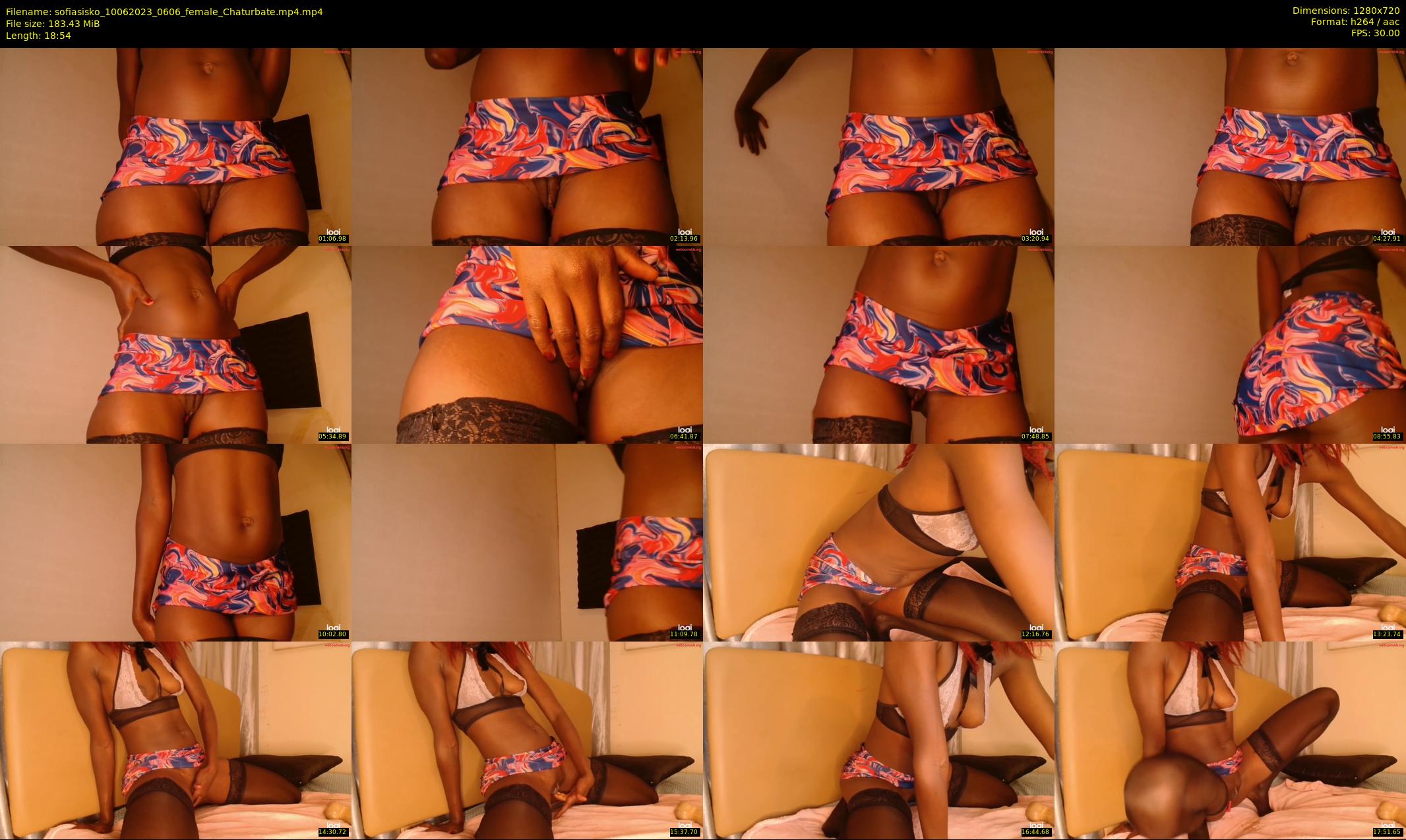 sofiasisko — 19 minute Chaturbate female cam show recording, 720p, Jun 10, 2023