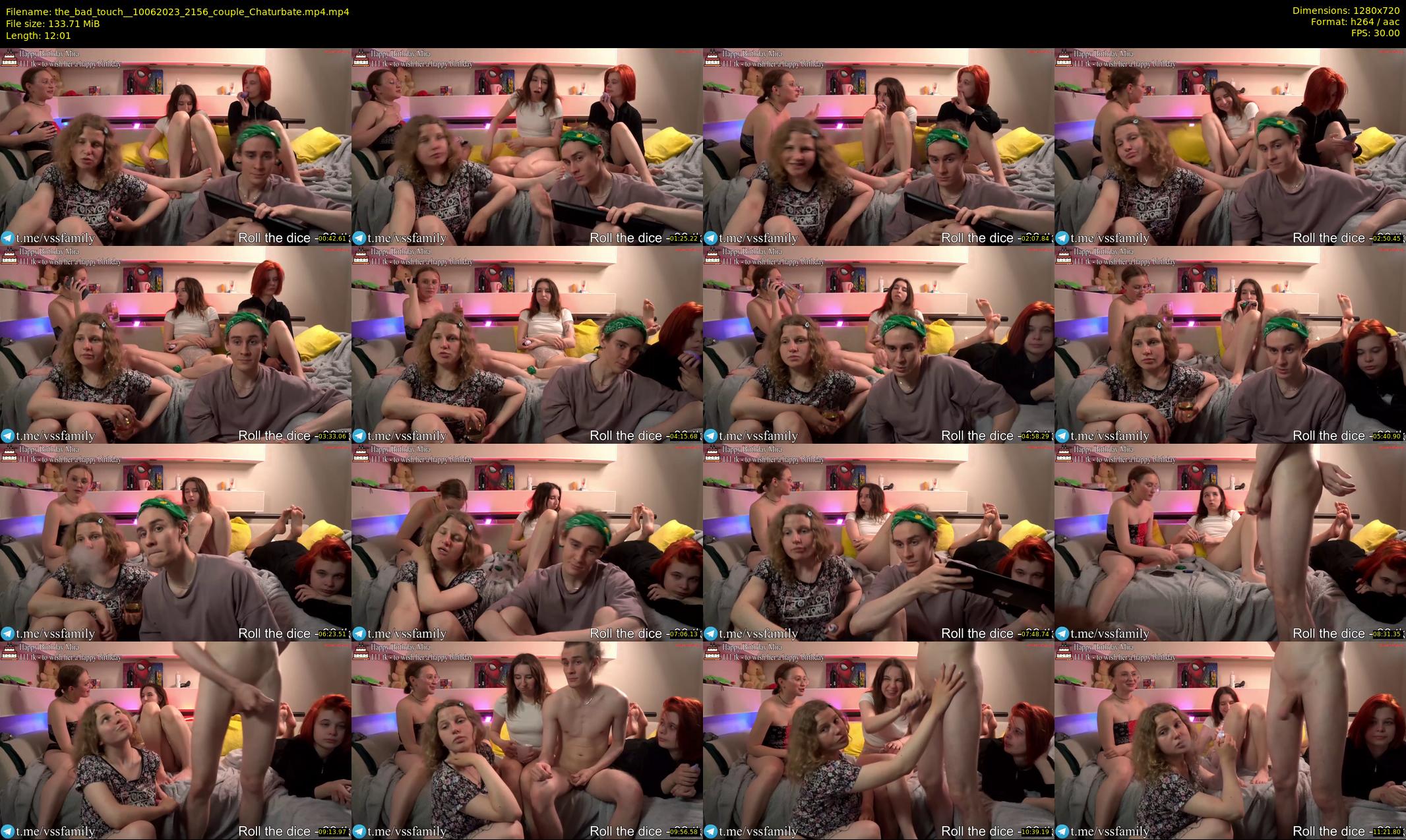 the_bad_touch_ — 13 minute Chaturbate couple cam show recording, 720p, Jun 10, 2023