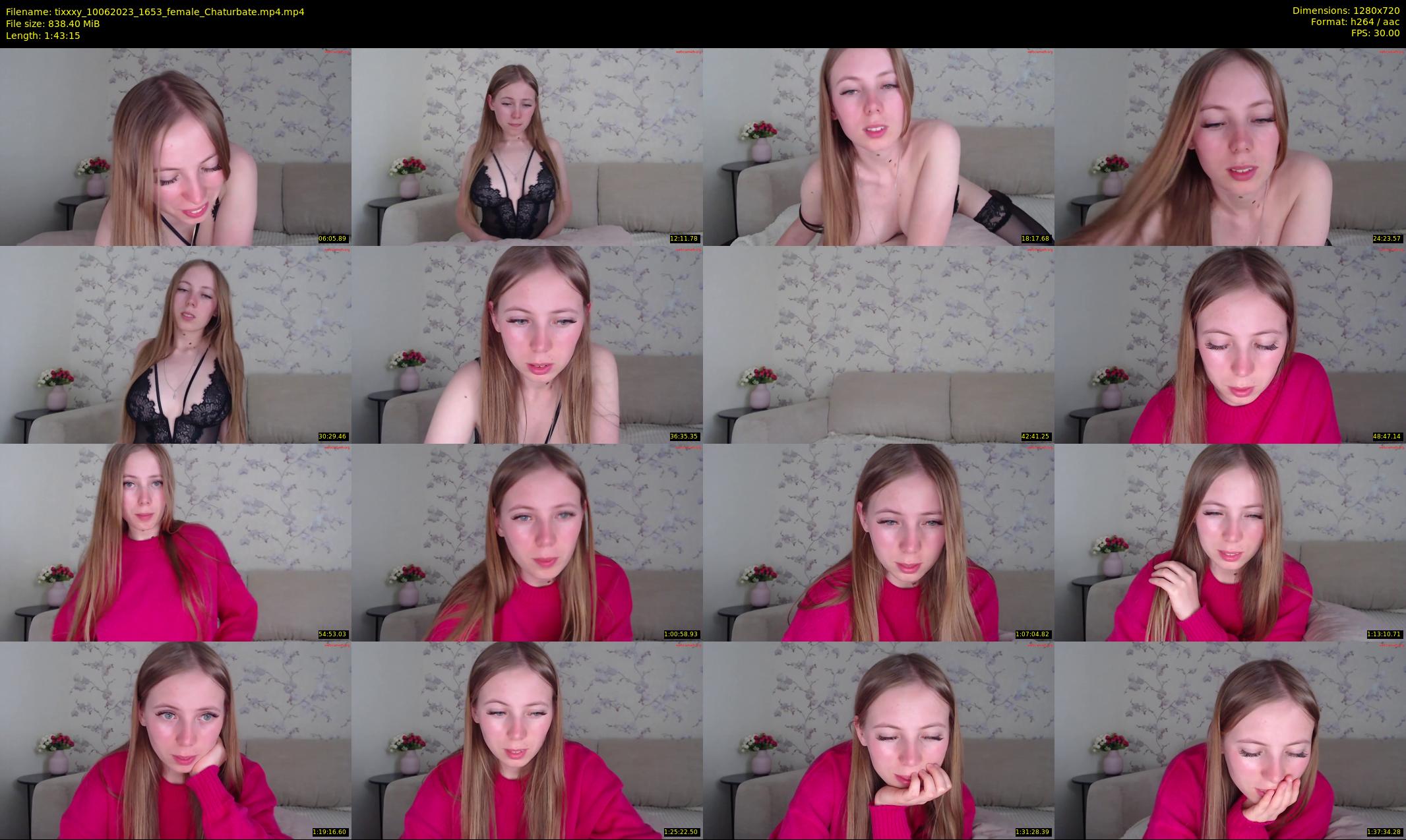 tixxxy — 104 minute Chaturbate female cam show recording, 720p, Jun 10, 2023